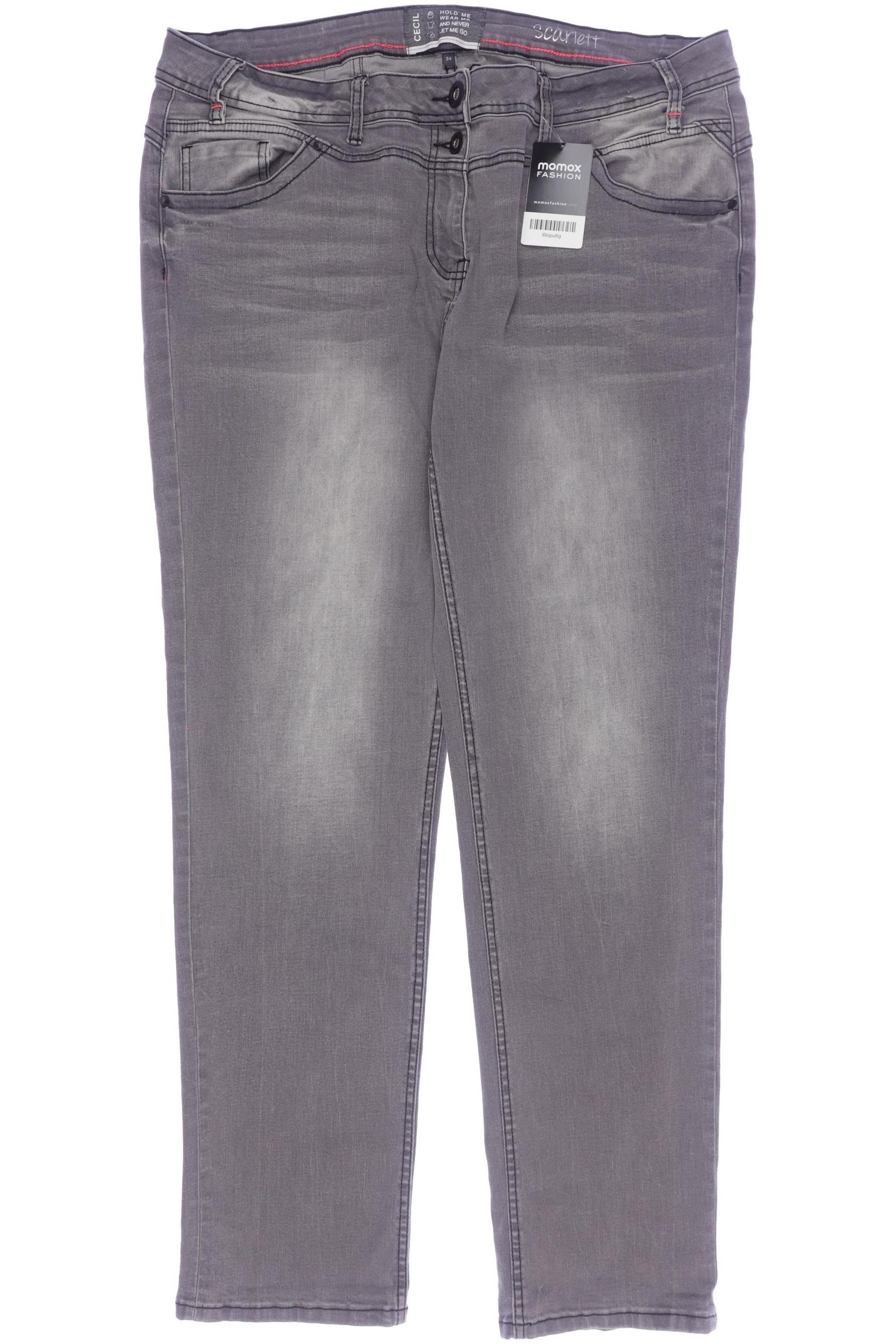 

Cecil Damen Jeans, grau, Gr. 34