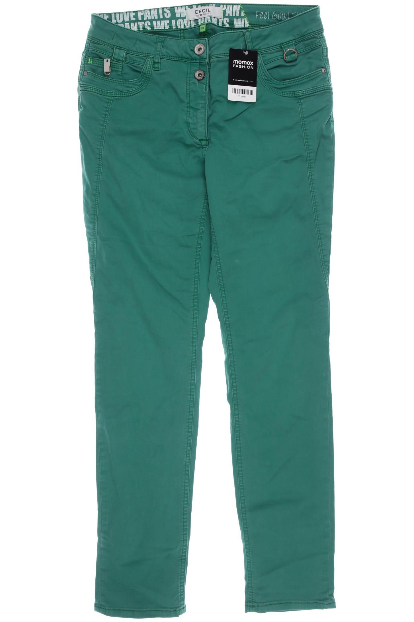 

Cecil Damen Jeans, grün, Gr. 30