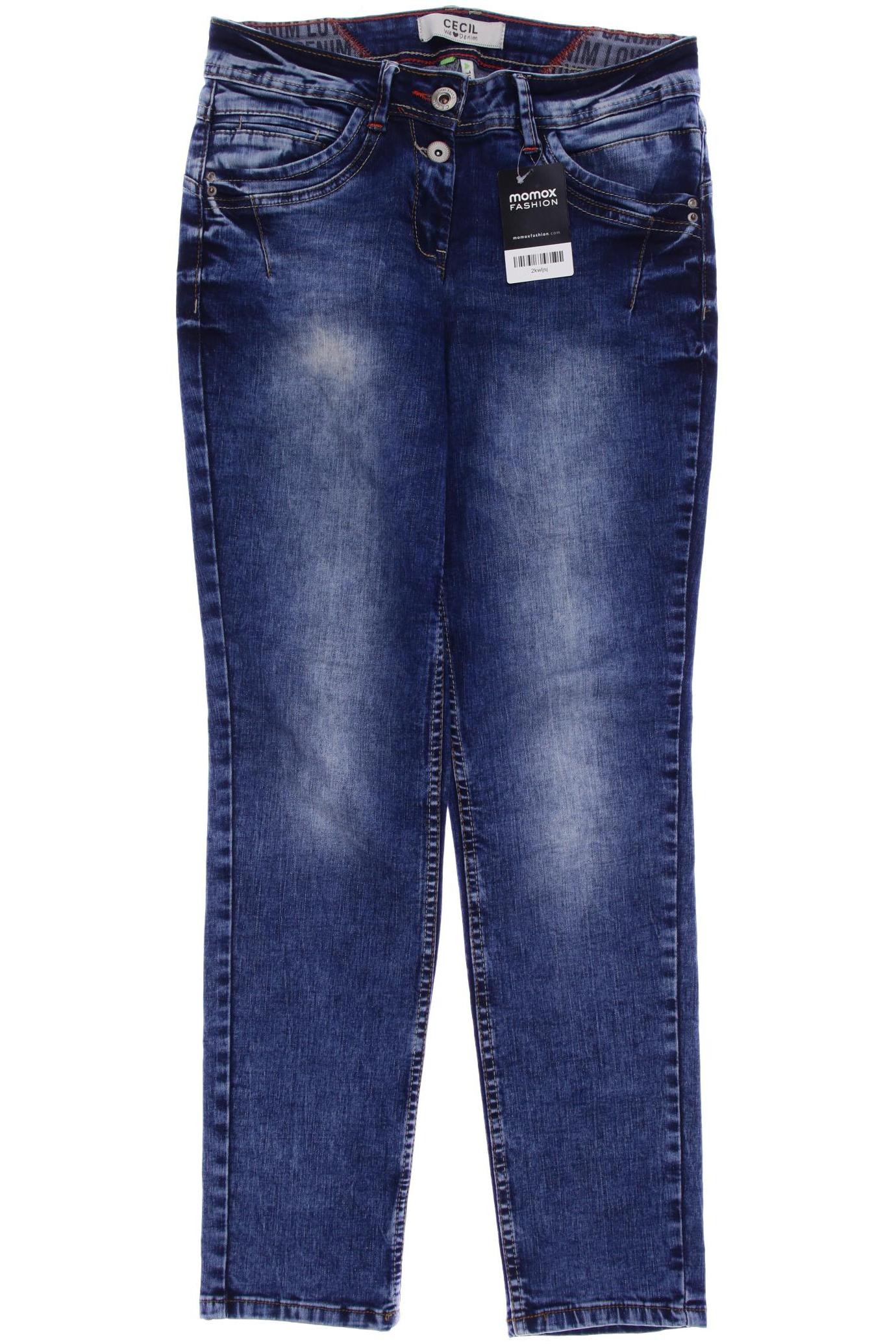 

CECIL Damen Jeans, blau