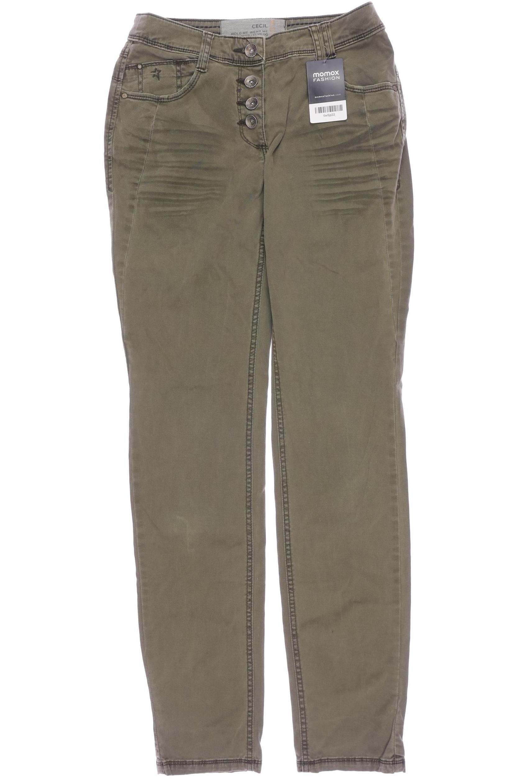 

Cecil Damen Jeans, grün, Gr. 25