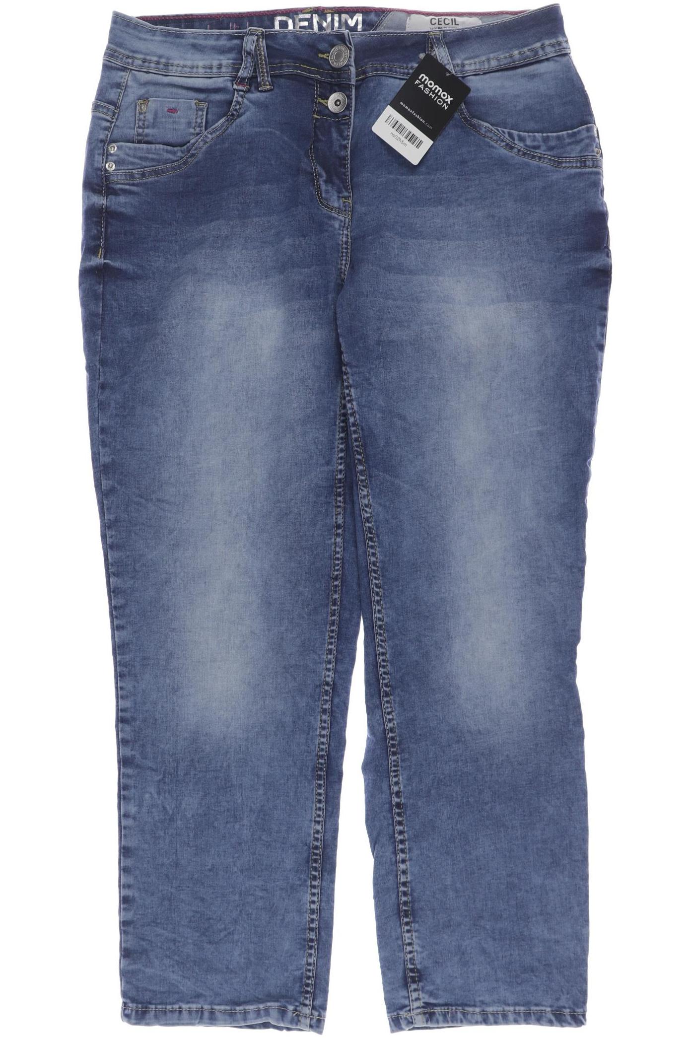 

CECIL Damen Jeans, blau