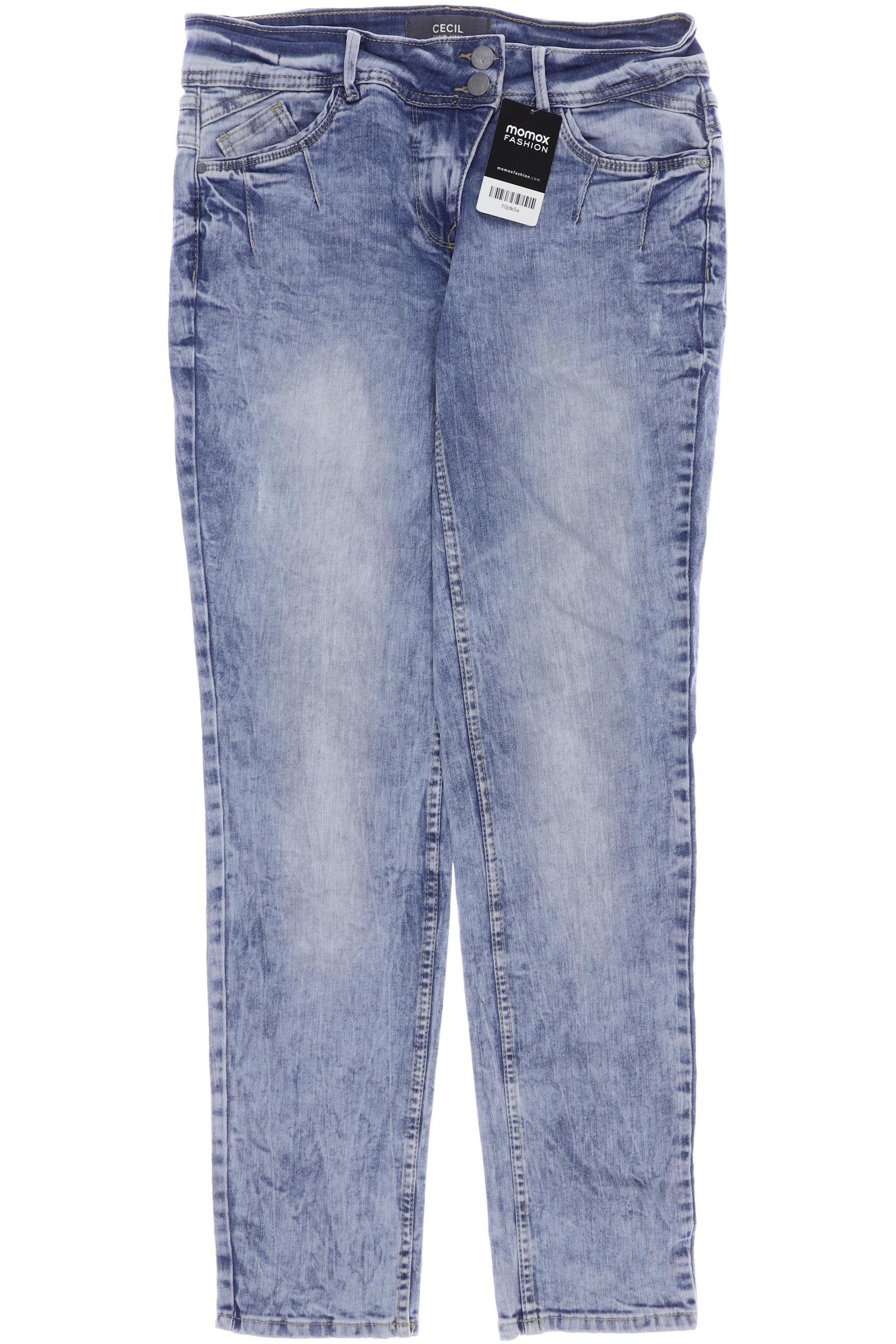 

CECIL Damen Jeans, blau