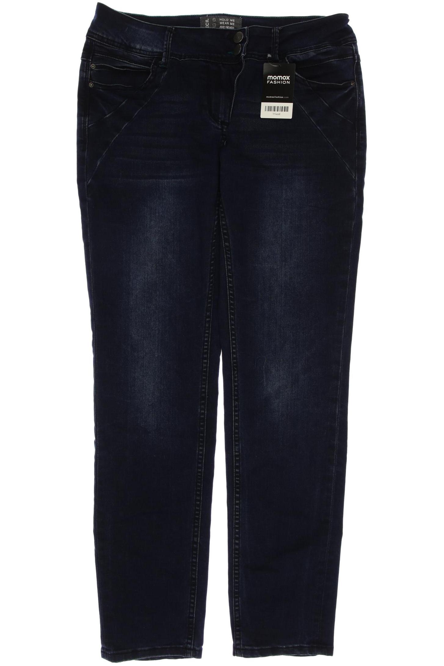 

CECIL Damen Jeans, marineblau