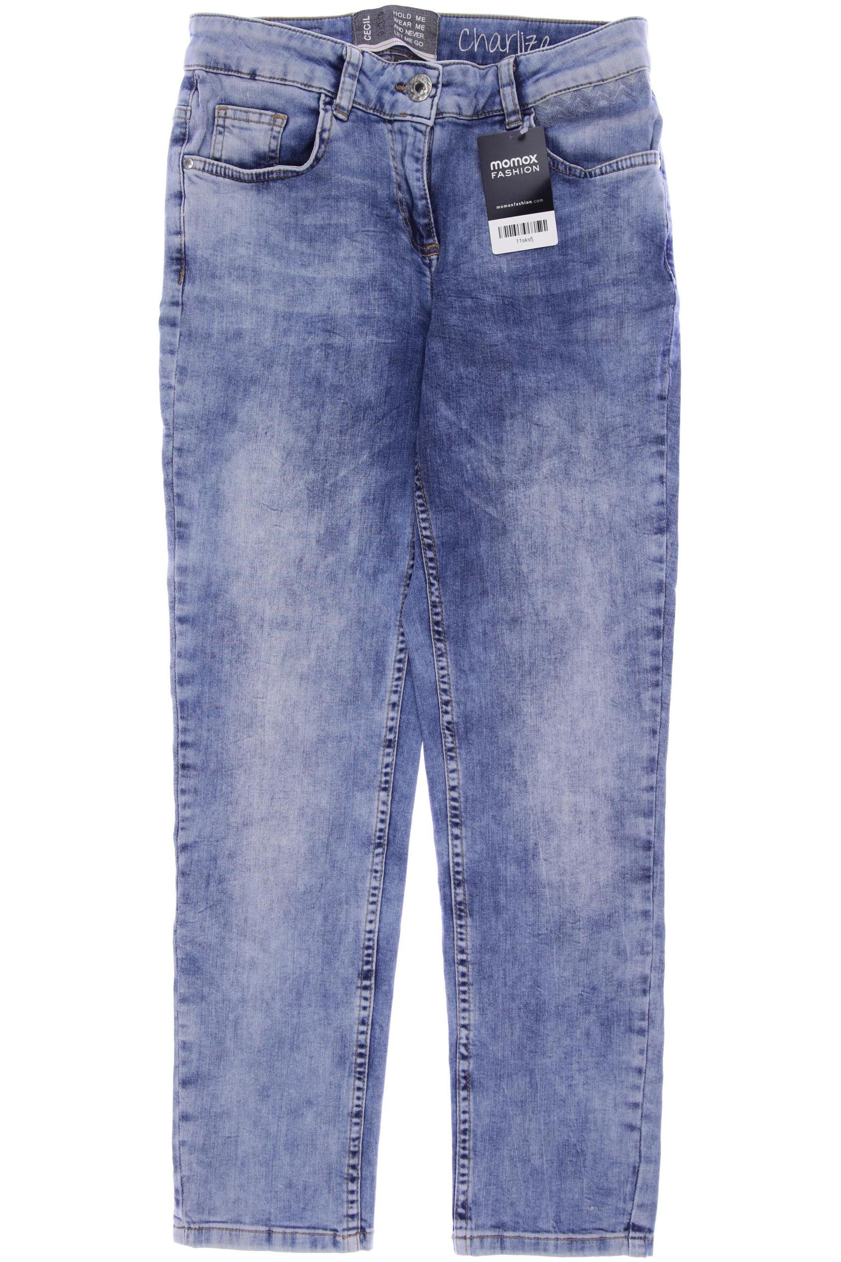 

CECIL Damen Jeans, blau