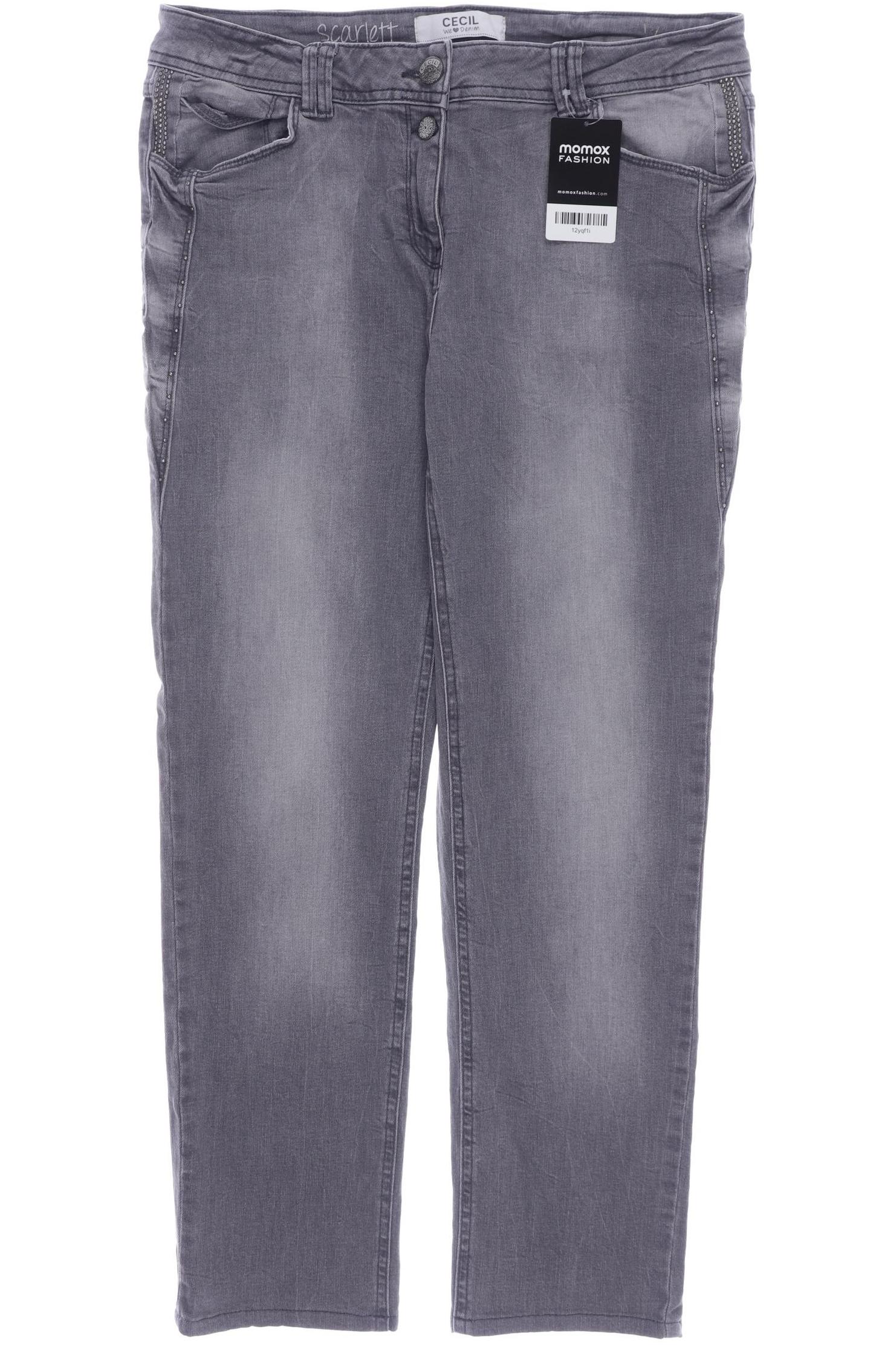 

CECIL Damen Jeans, grau