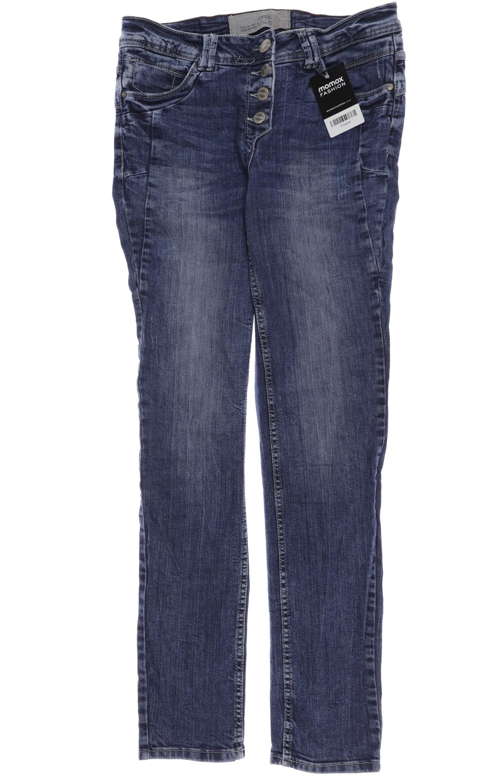 

CECIL Damen Jeans, blau