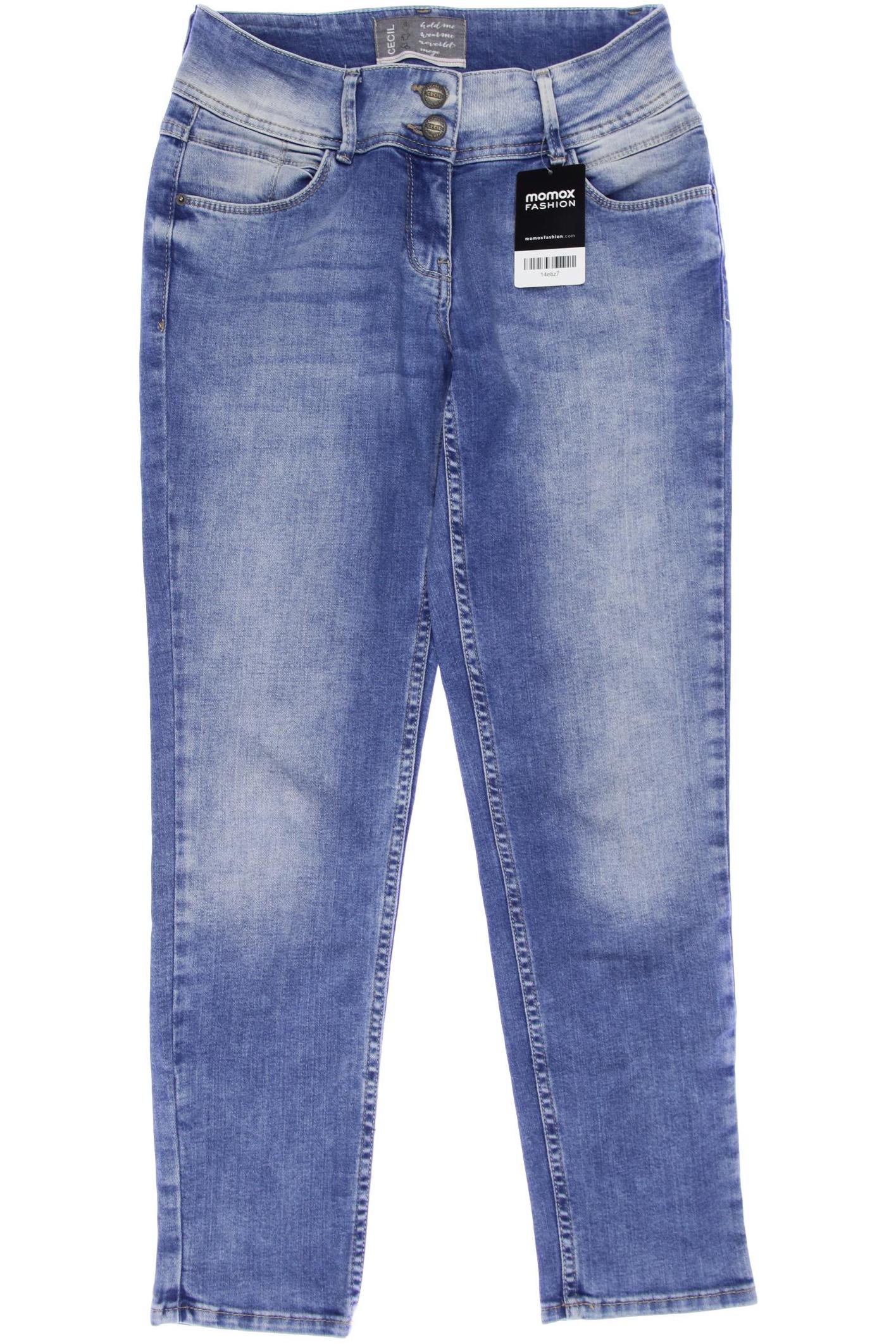 

CECIL Damen Jeans, blau