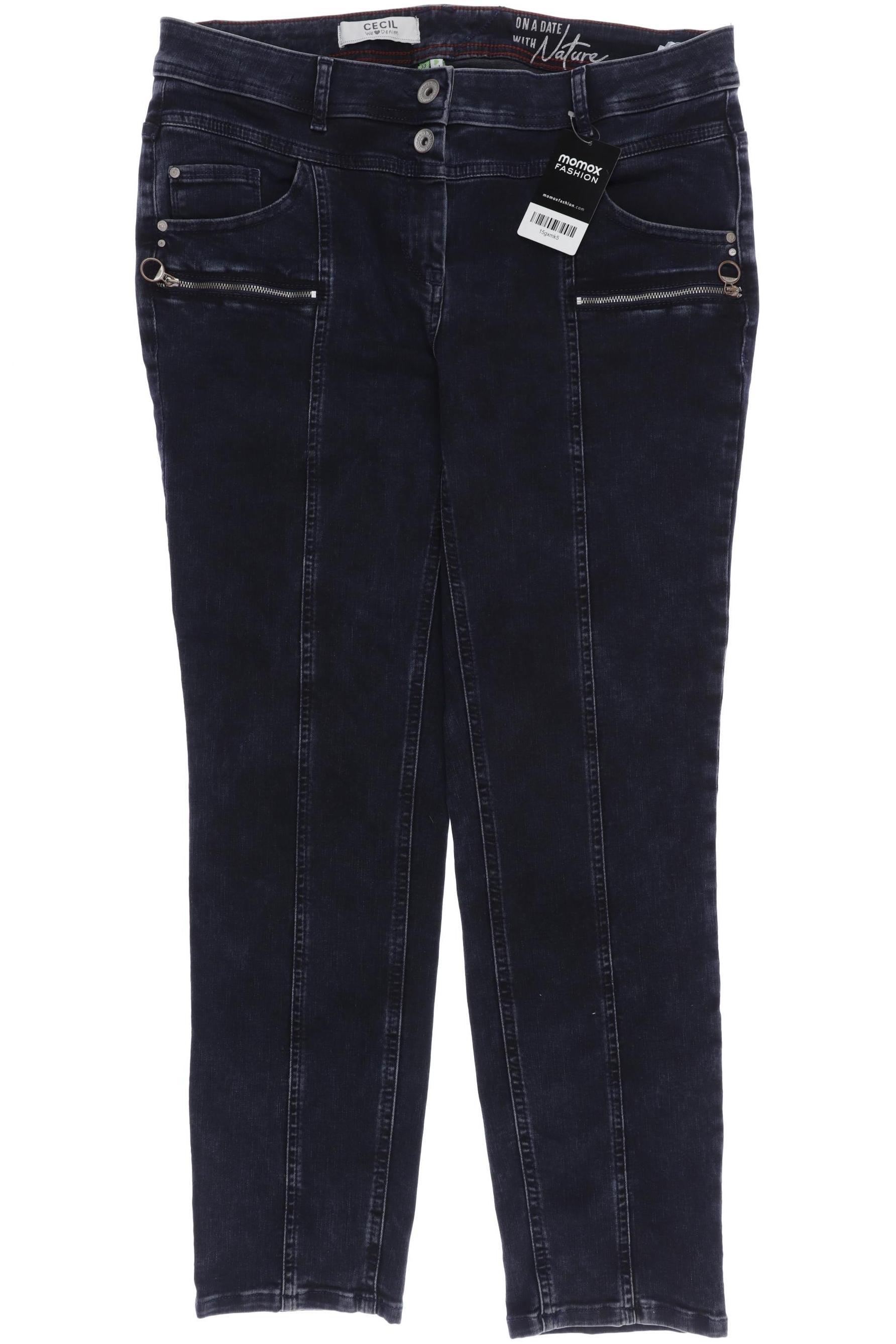 

CECIL Damen Jeans, marineblau