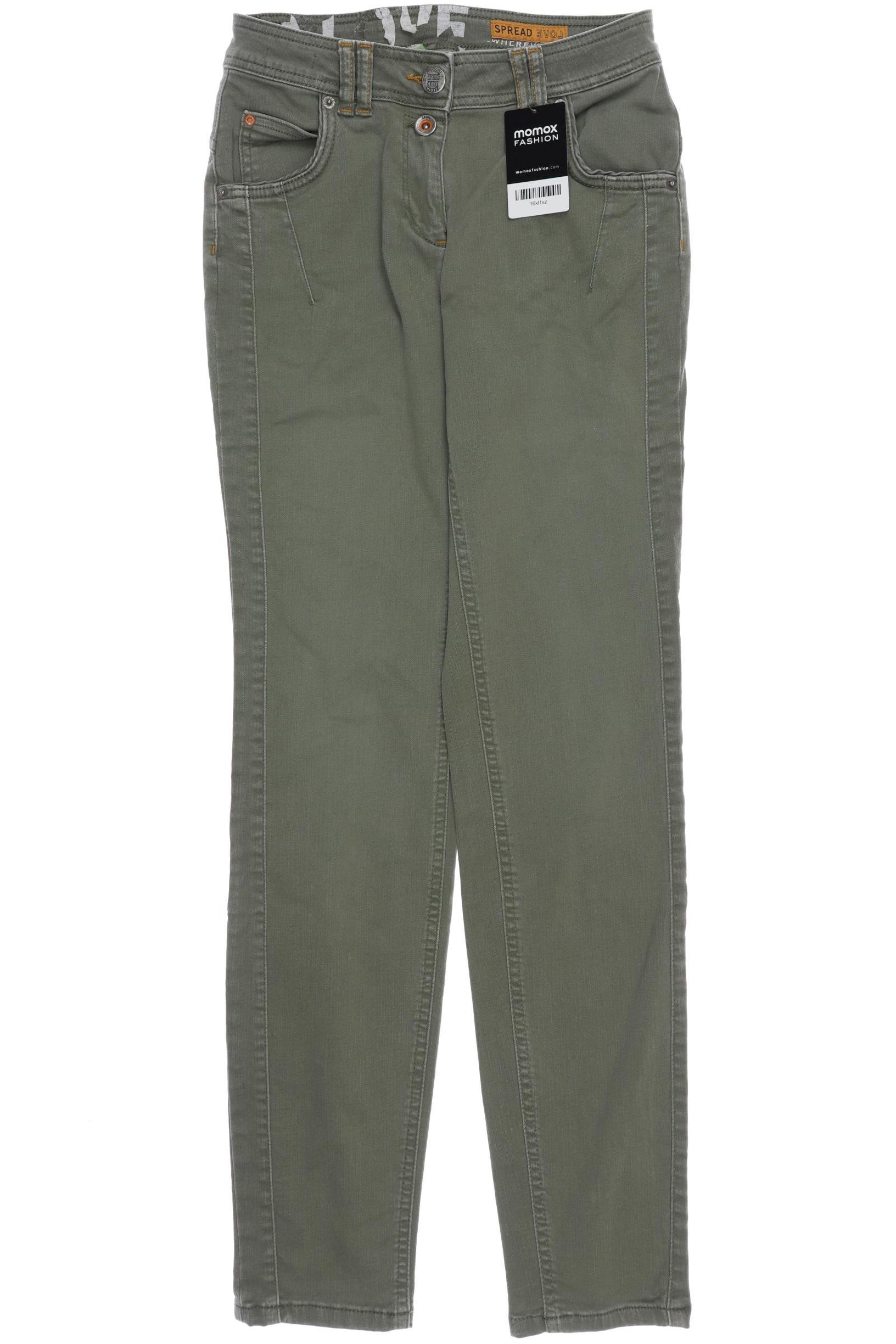 

Cecil Damen Jeans, grün, Gr. 25