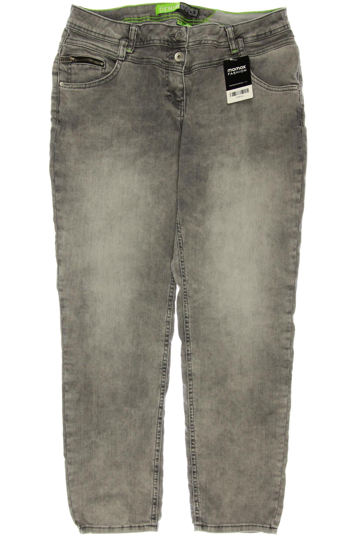 

CECIL Damen Jeans, grau