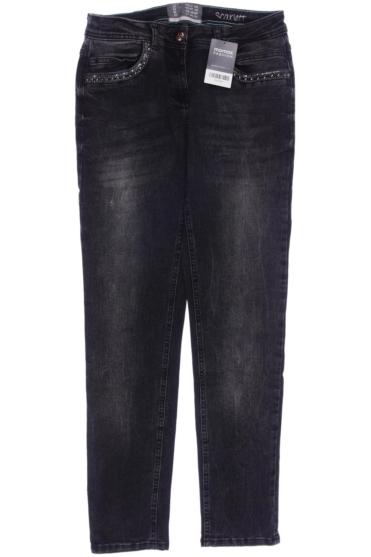 

Cecil Damen Jeans, grau, Gr. 27