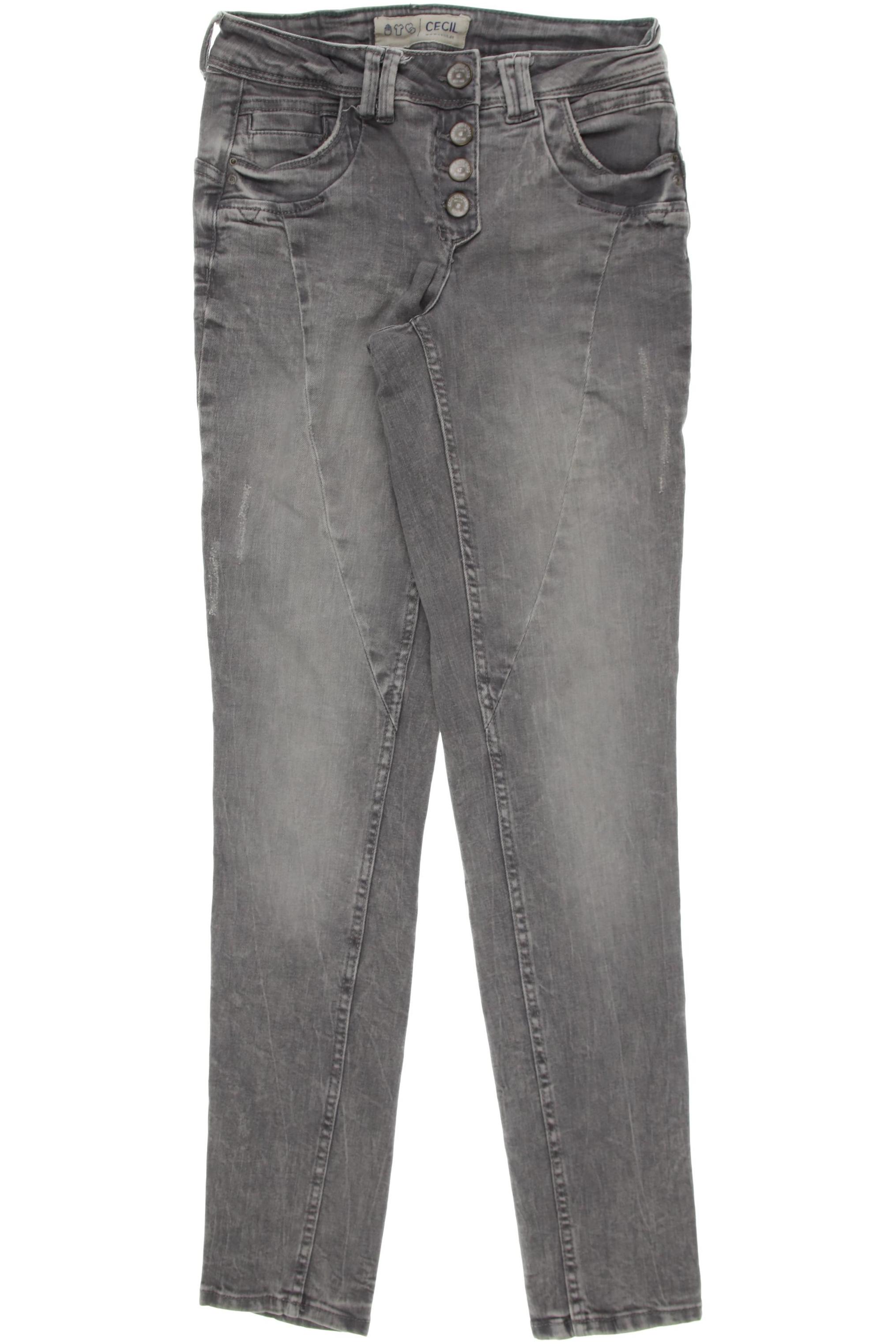 

Cecil Damen Jeans, grau, Gr. 25