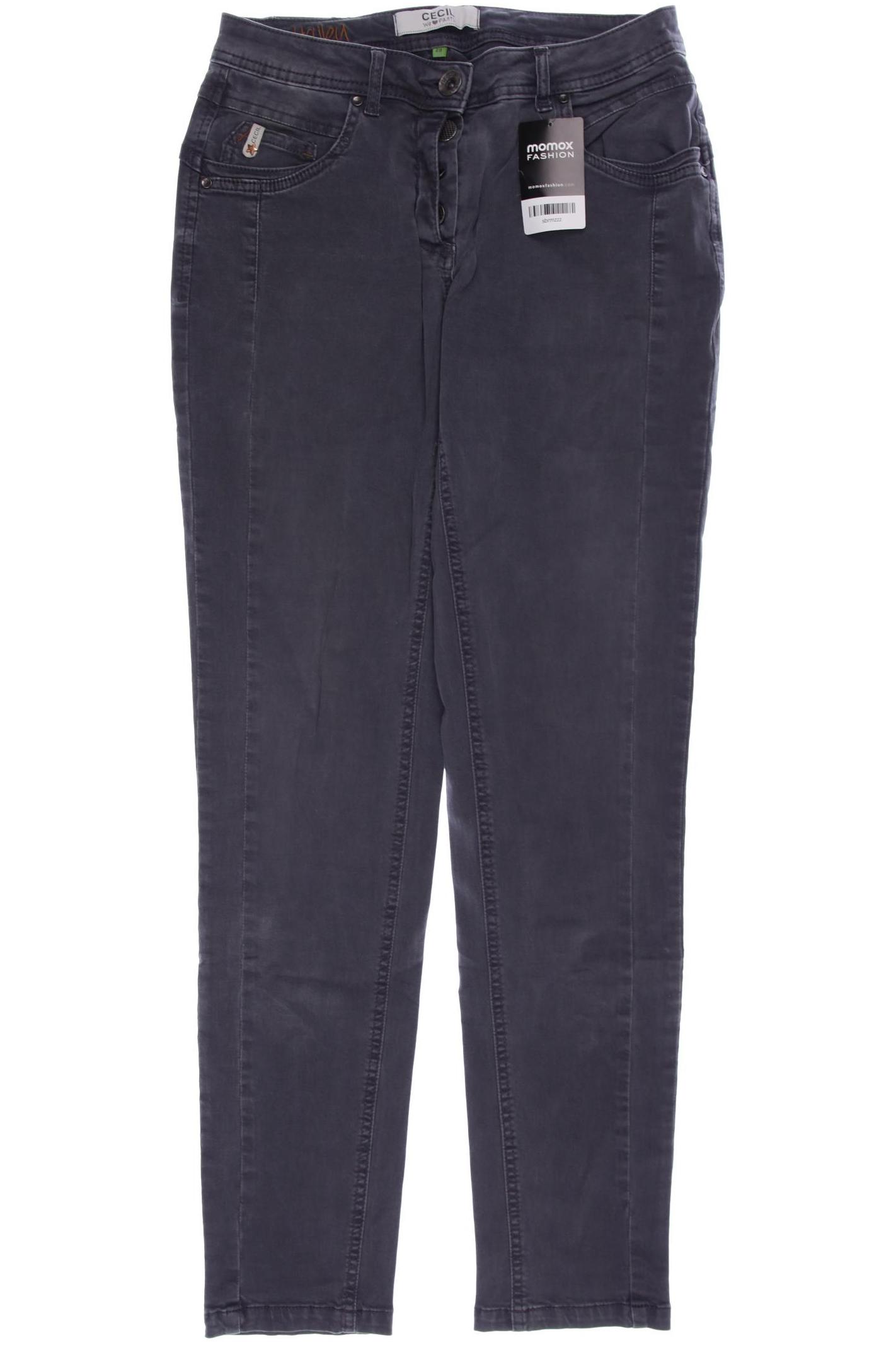 

CECIL Damen Jeans, grau