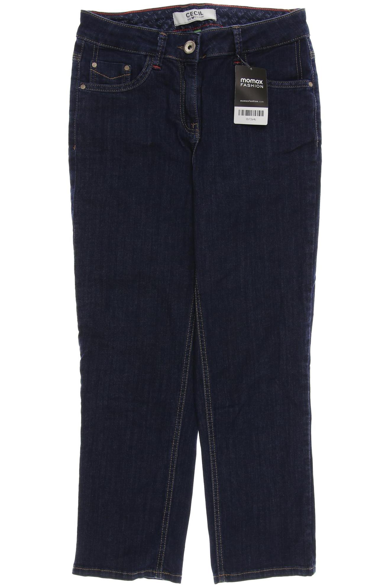 

CECIL Damen Jeans, blau