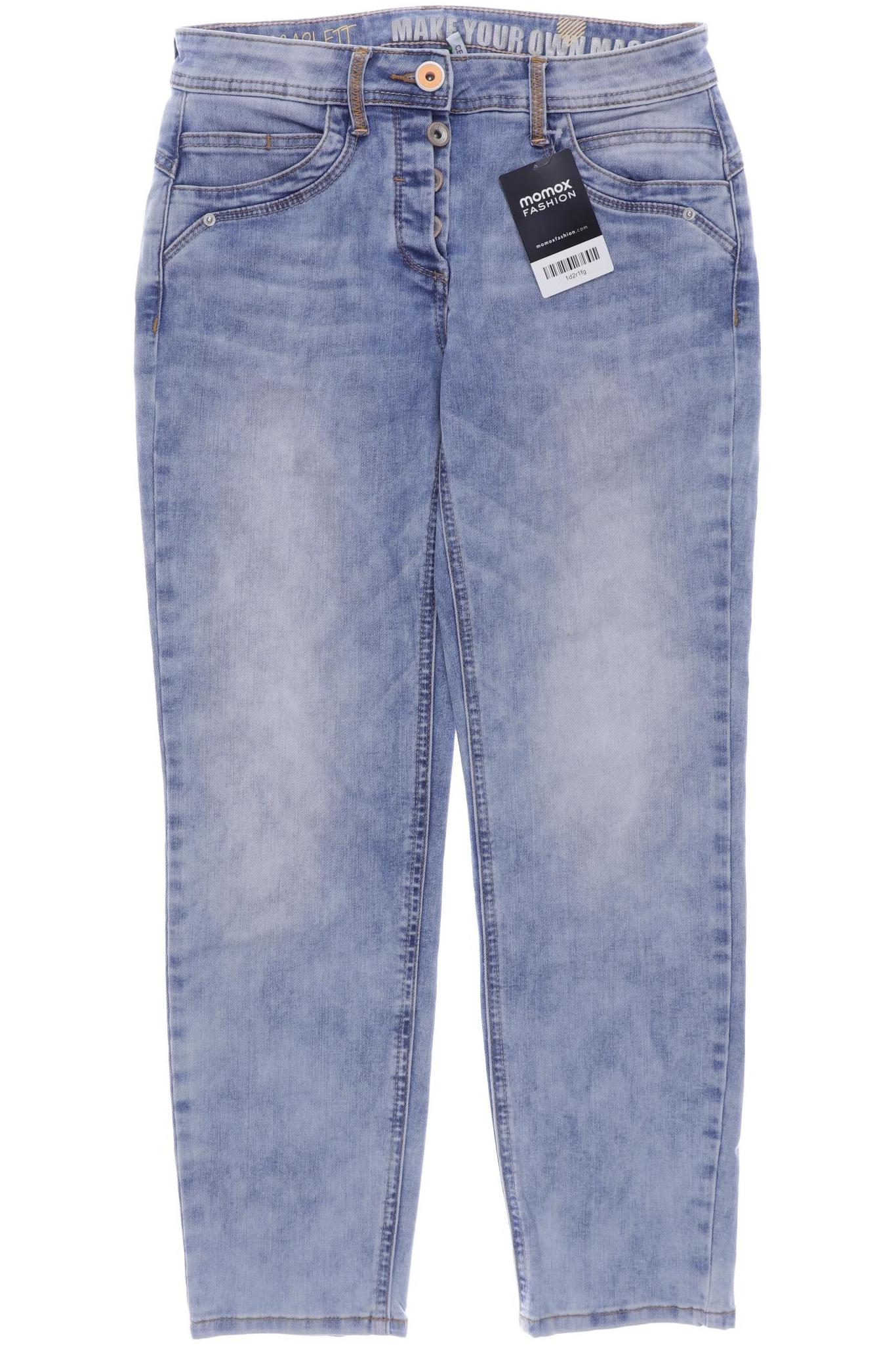 

CECIL Damen Jeans, blau
