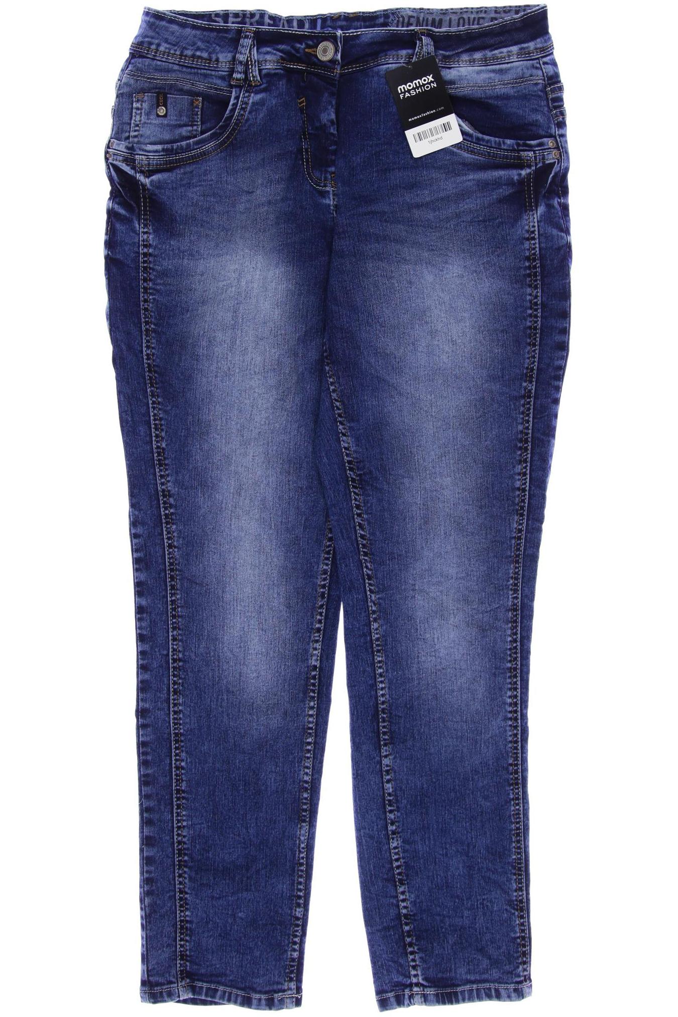 

CECIL Damen Jeans, blau