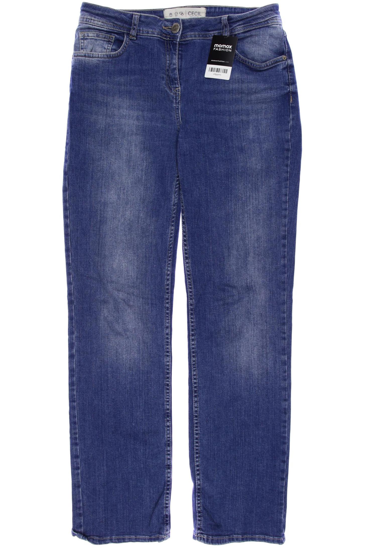 

CECIL Damen Jeans, blau