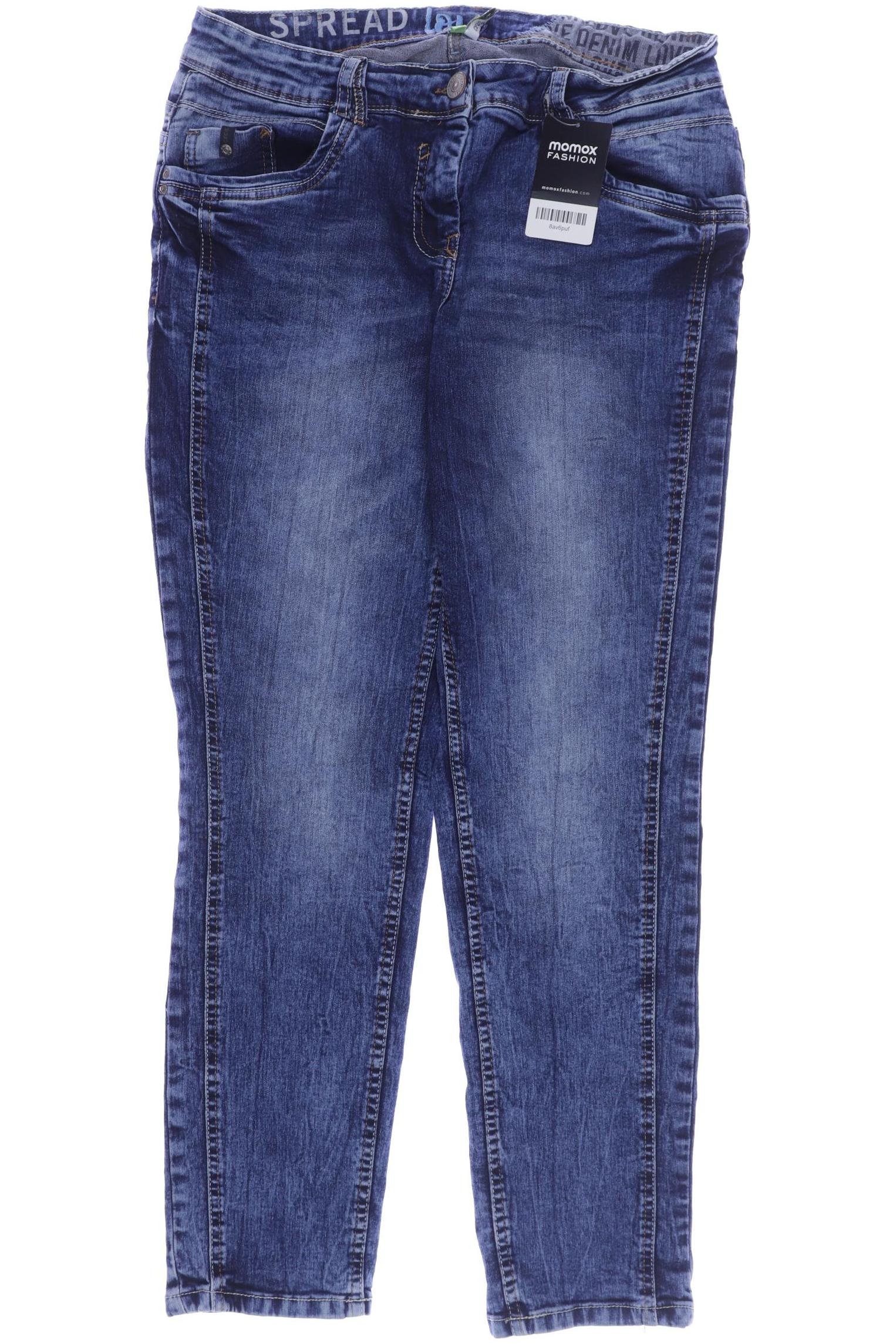 

CECIL Damen Jeans, blau