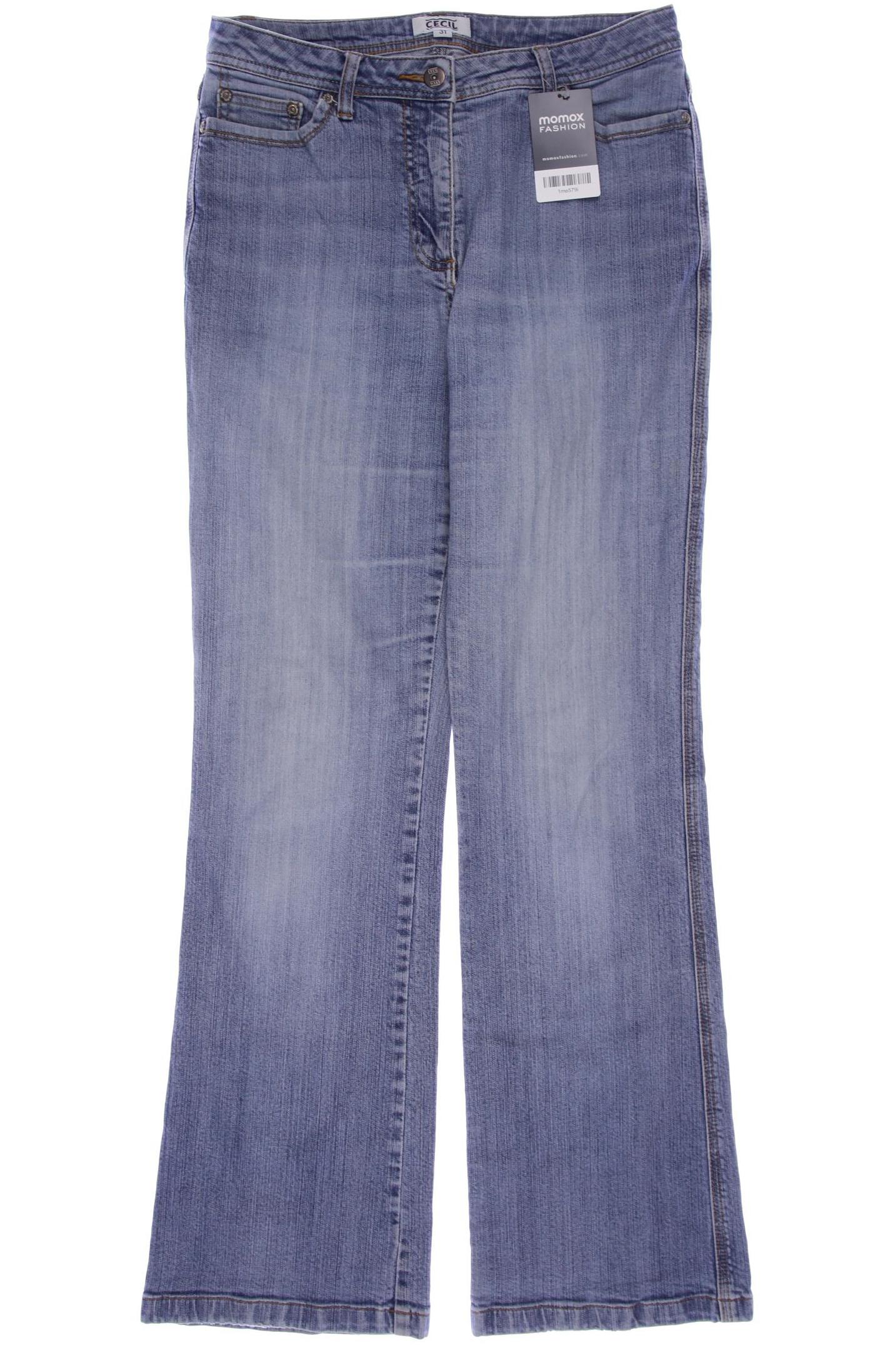

CECIL Damen Jeans, blau