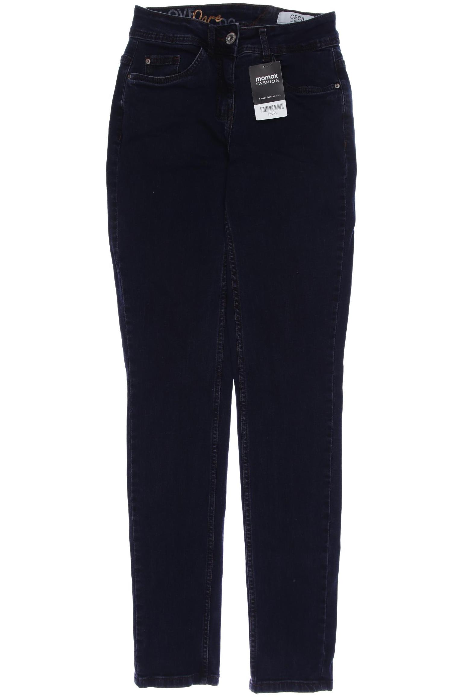 

CECIL Damen Jeans, marineblau
