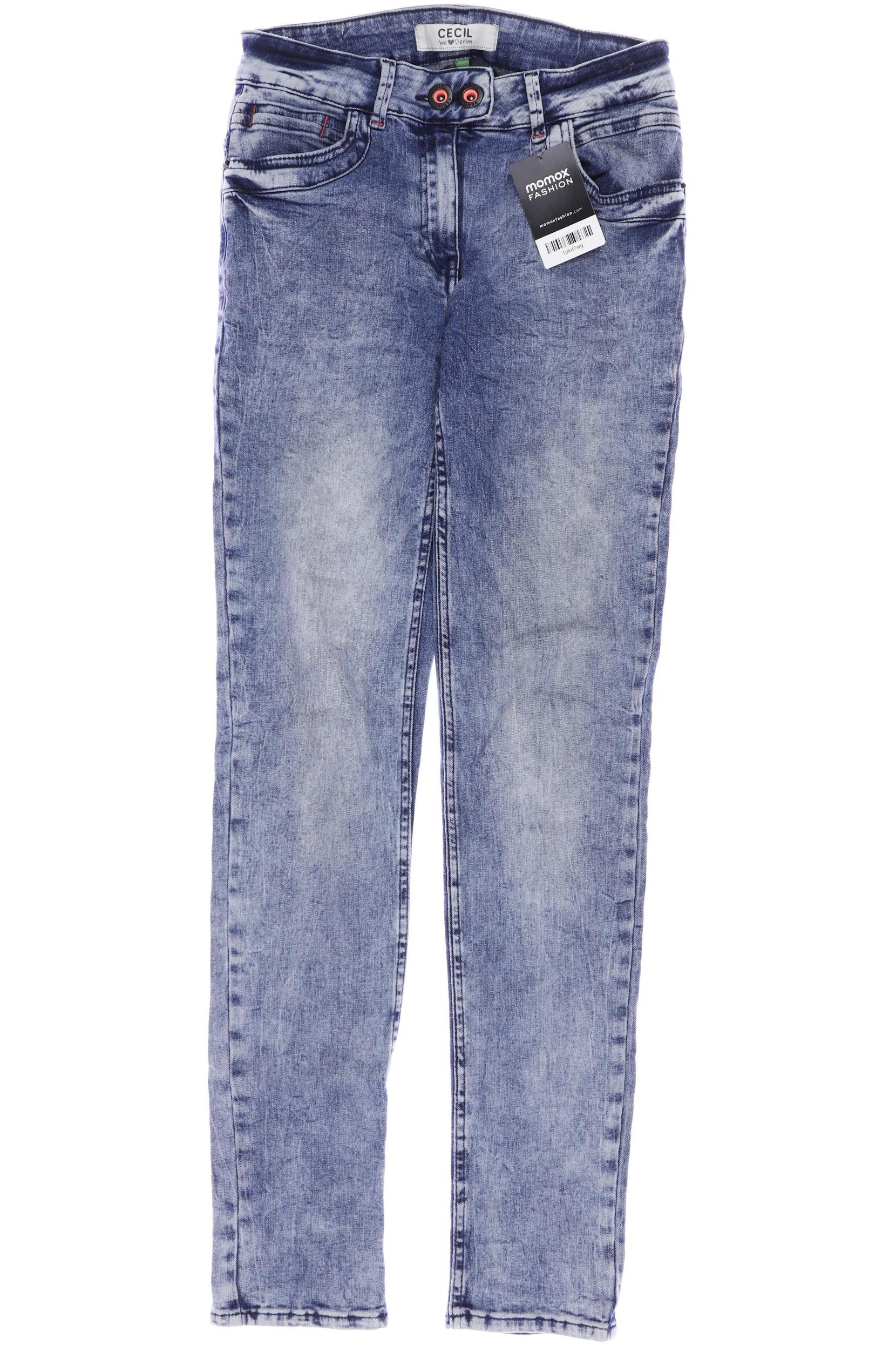 

CECIL Damen Jeans, blau