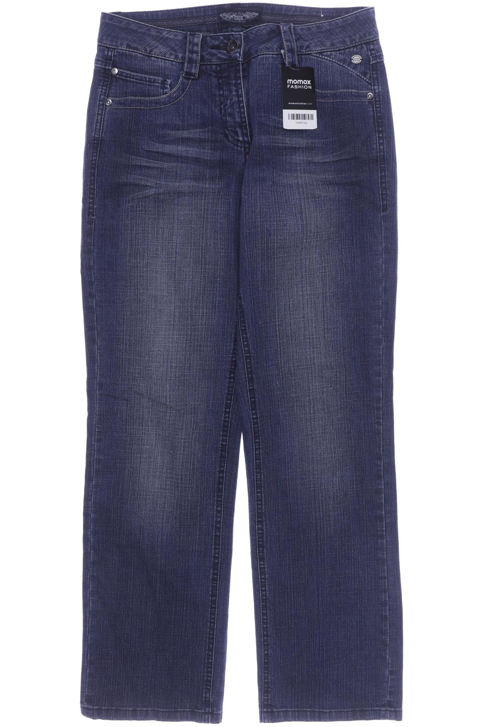 

CECIL Damen Jeans, marineblau