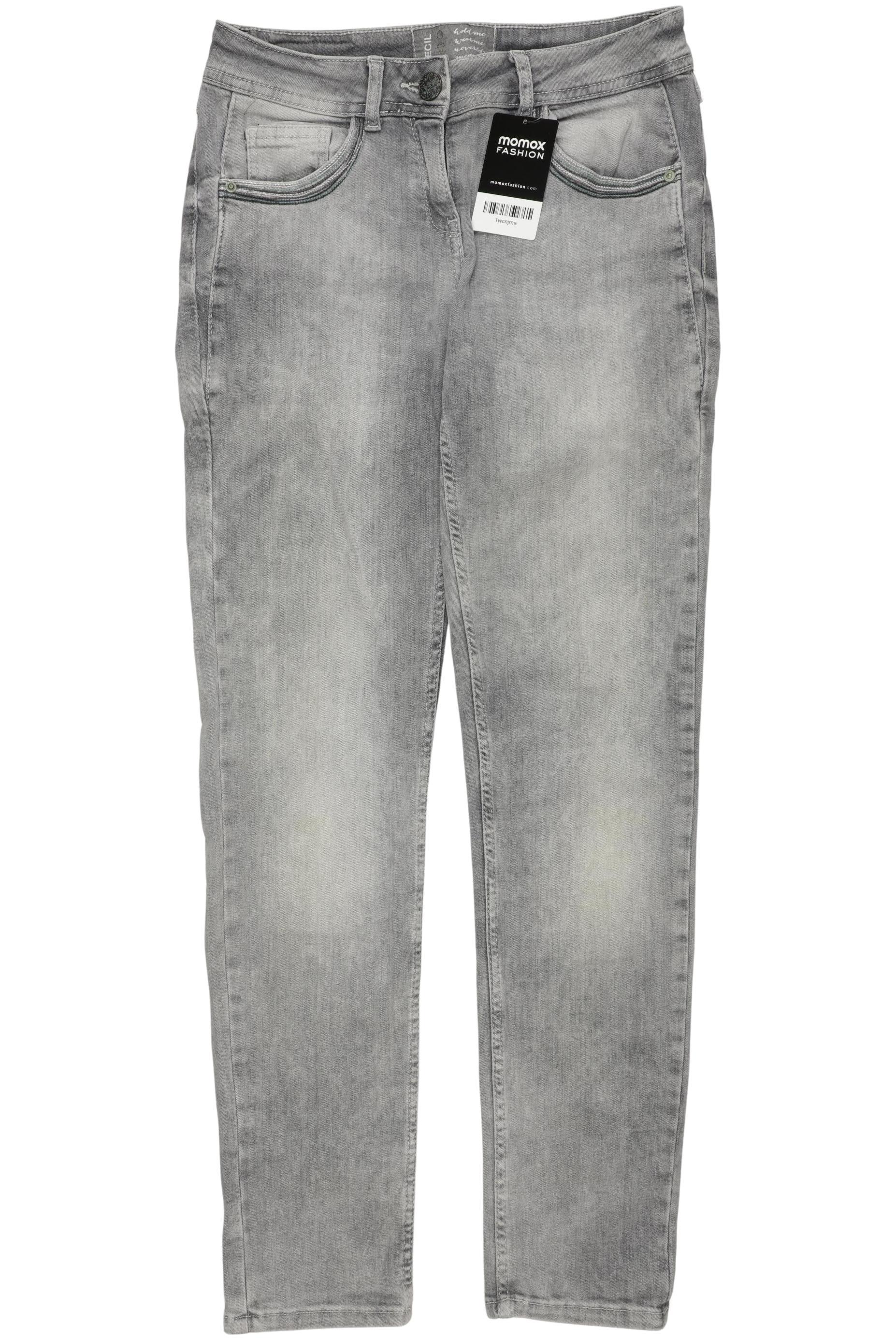 

Cecil Damen Jeans, grau, Gr. 27