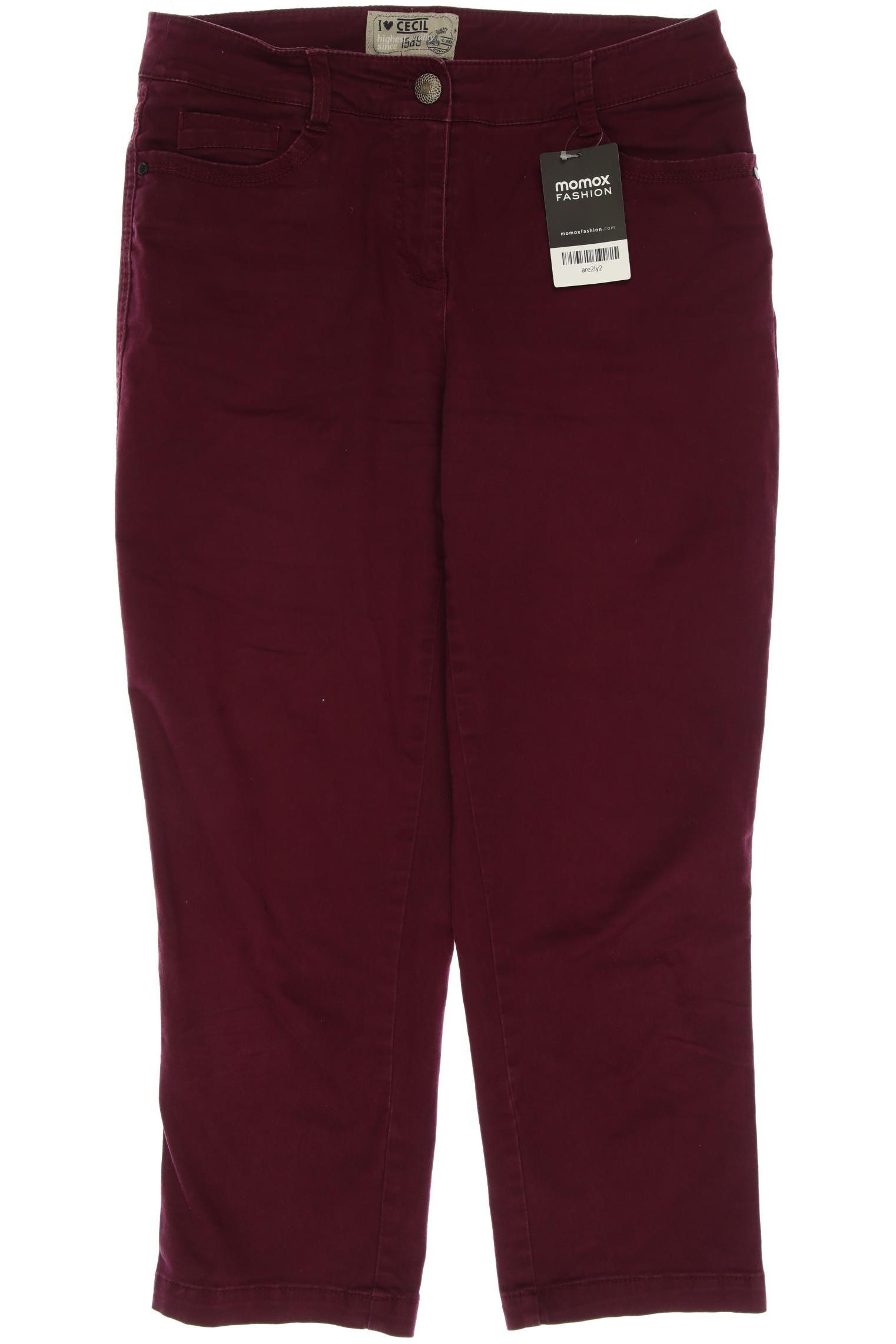 

Cecil Damen Jeans, bordeaux, Gr. 28