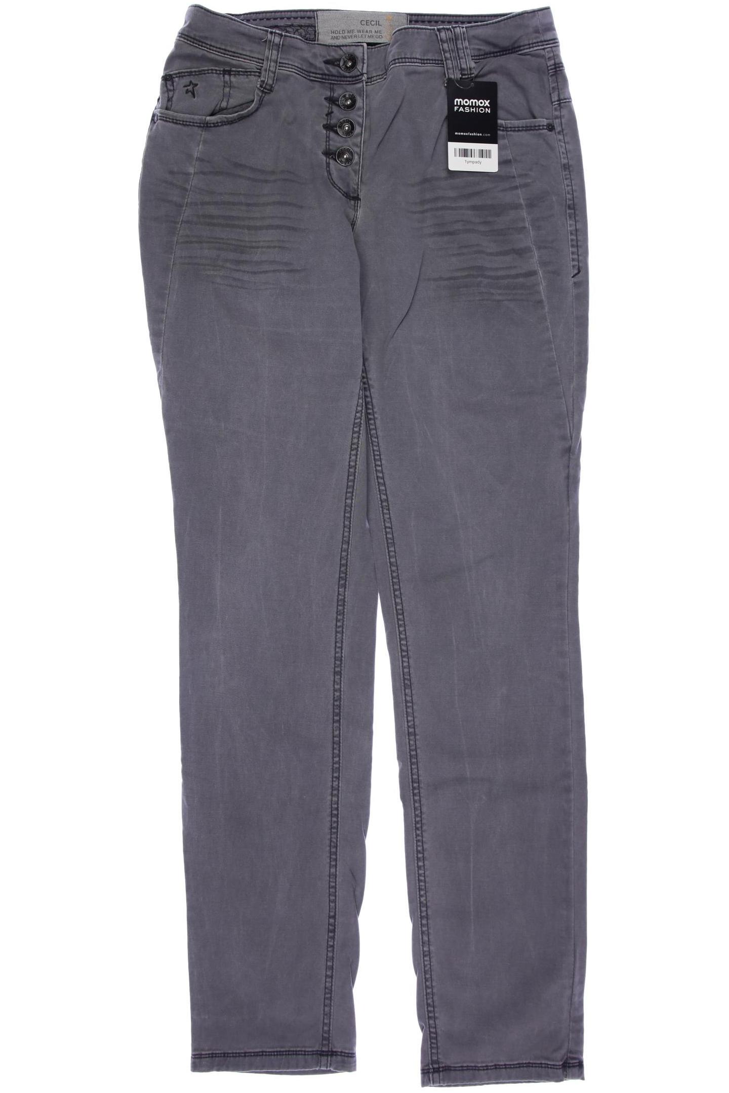 

CECIL Damen Jeans, grau