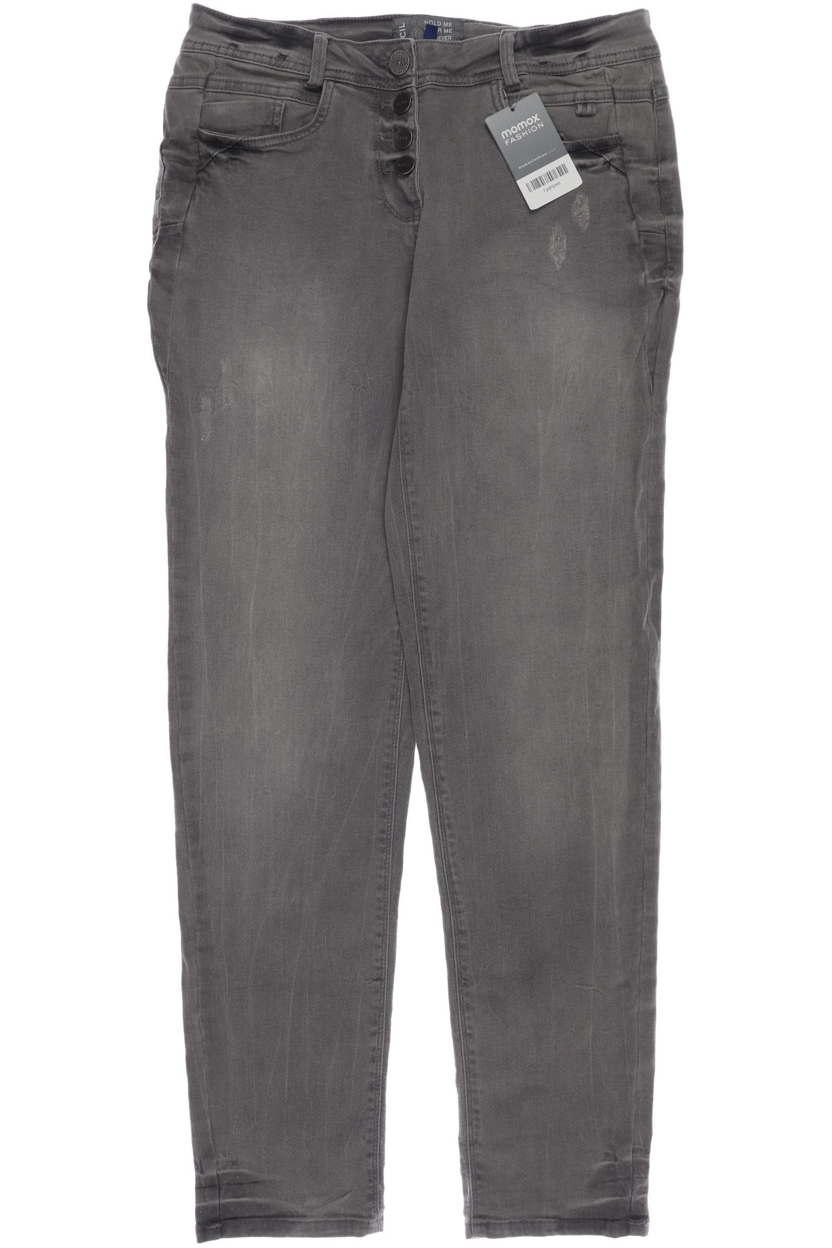 

Cecil Damen Jeans, grau, Gr. 28