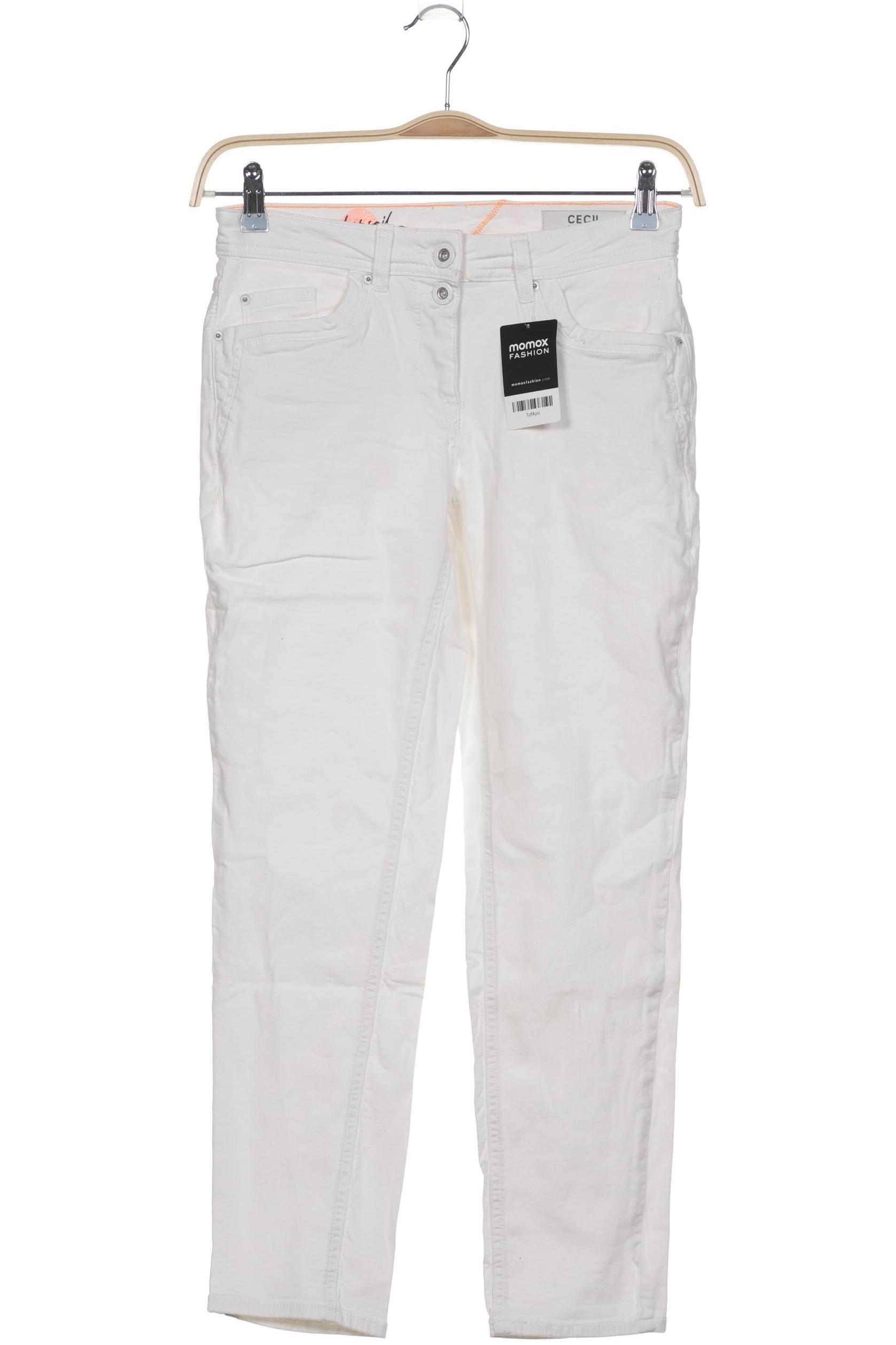 

Cecil Damen Jeans, weiß, Gr. 26