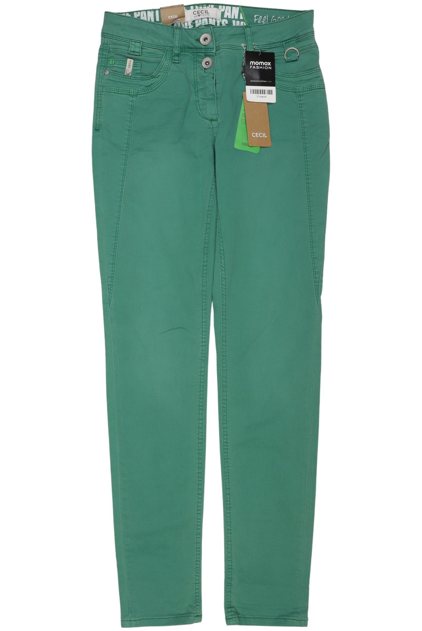

Cecil Damen Jeans, grün, Gr. 25