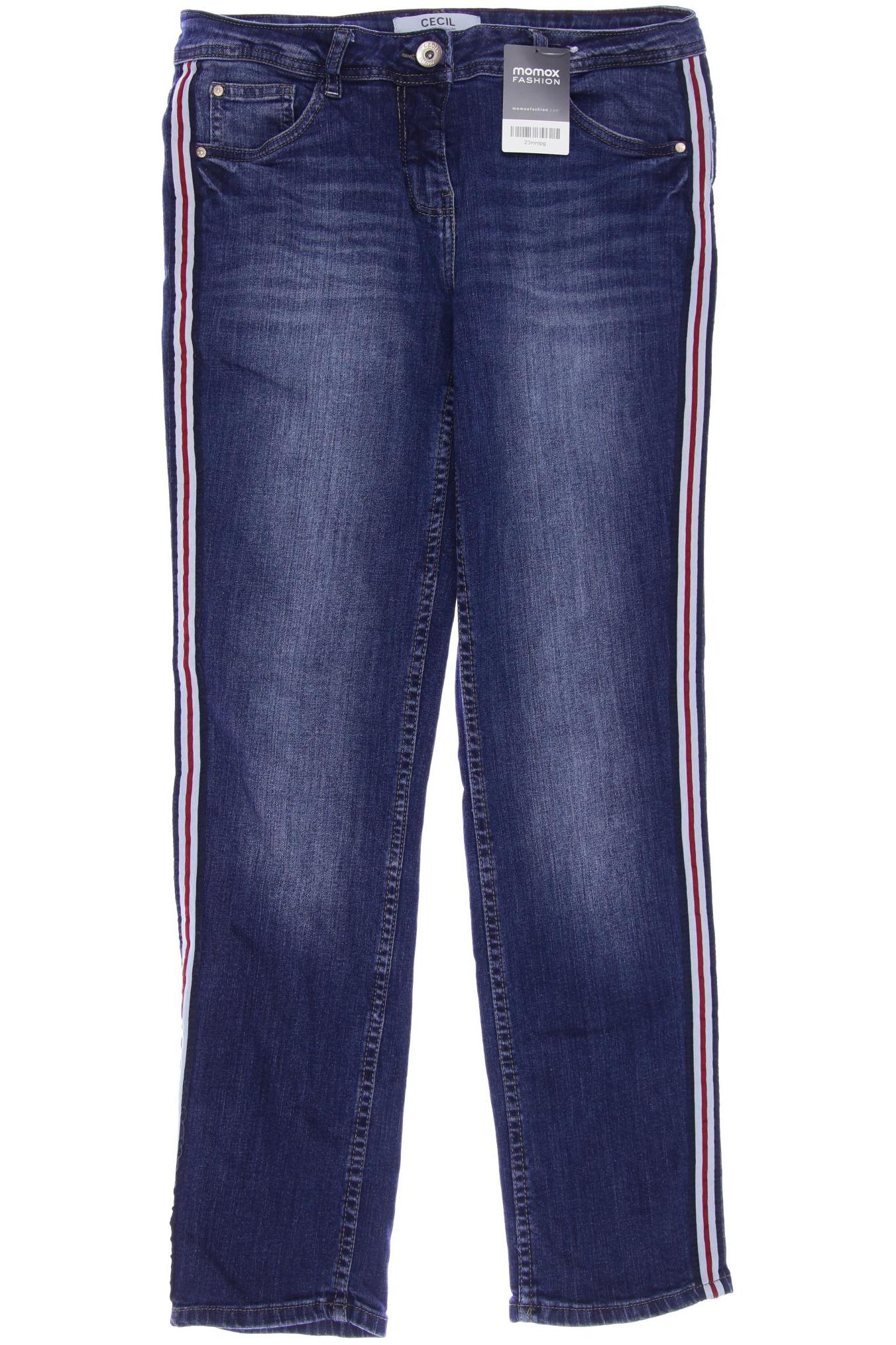 

CECIL Damen Jeans, blau