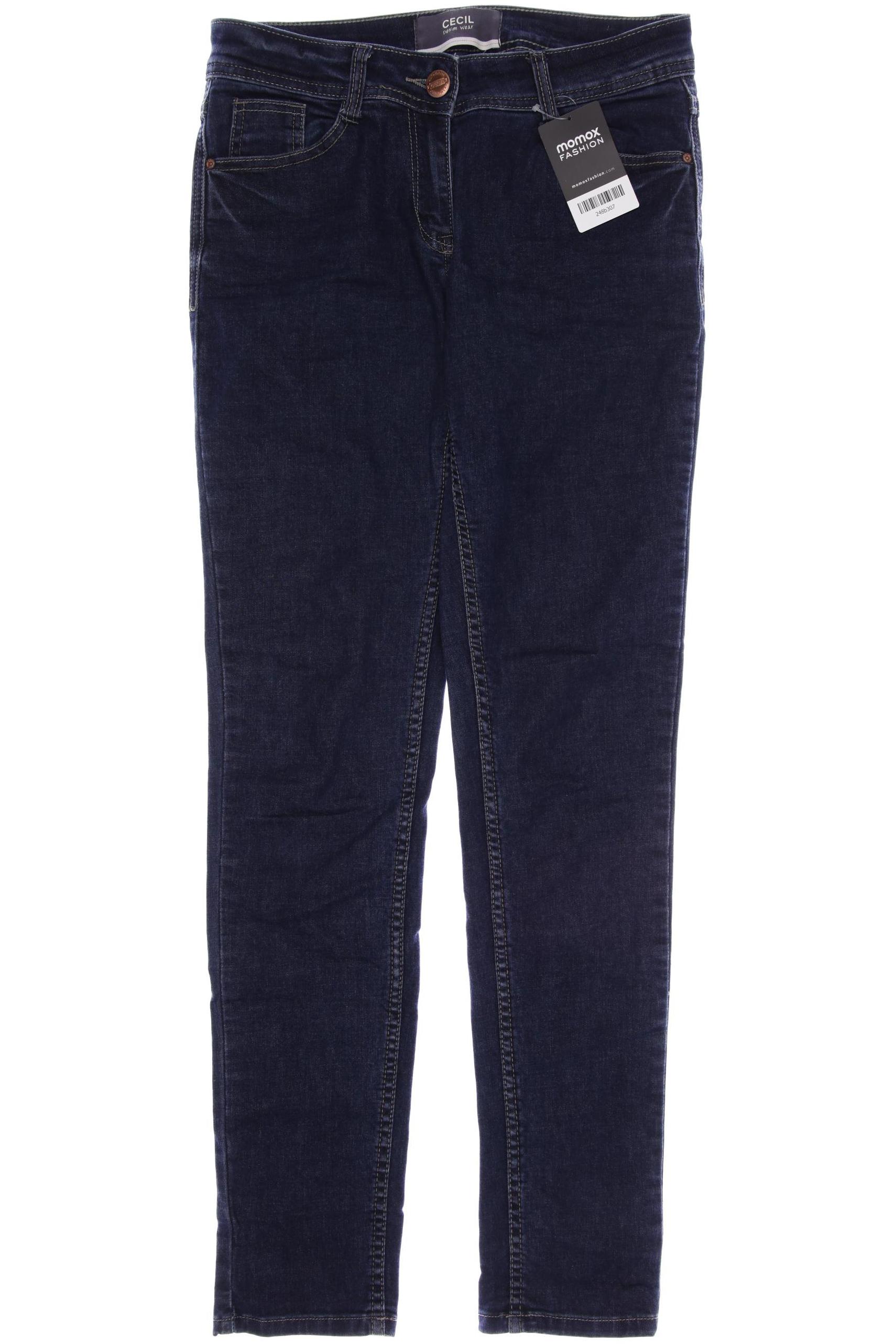 

CECIL Damen Jeans, marineblau