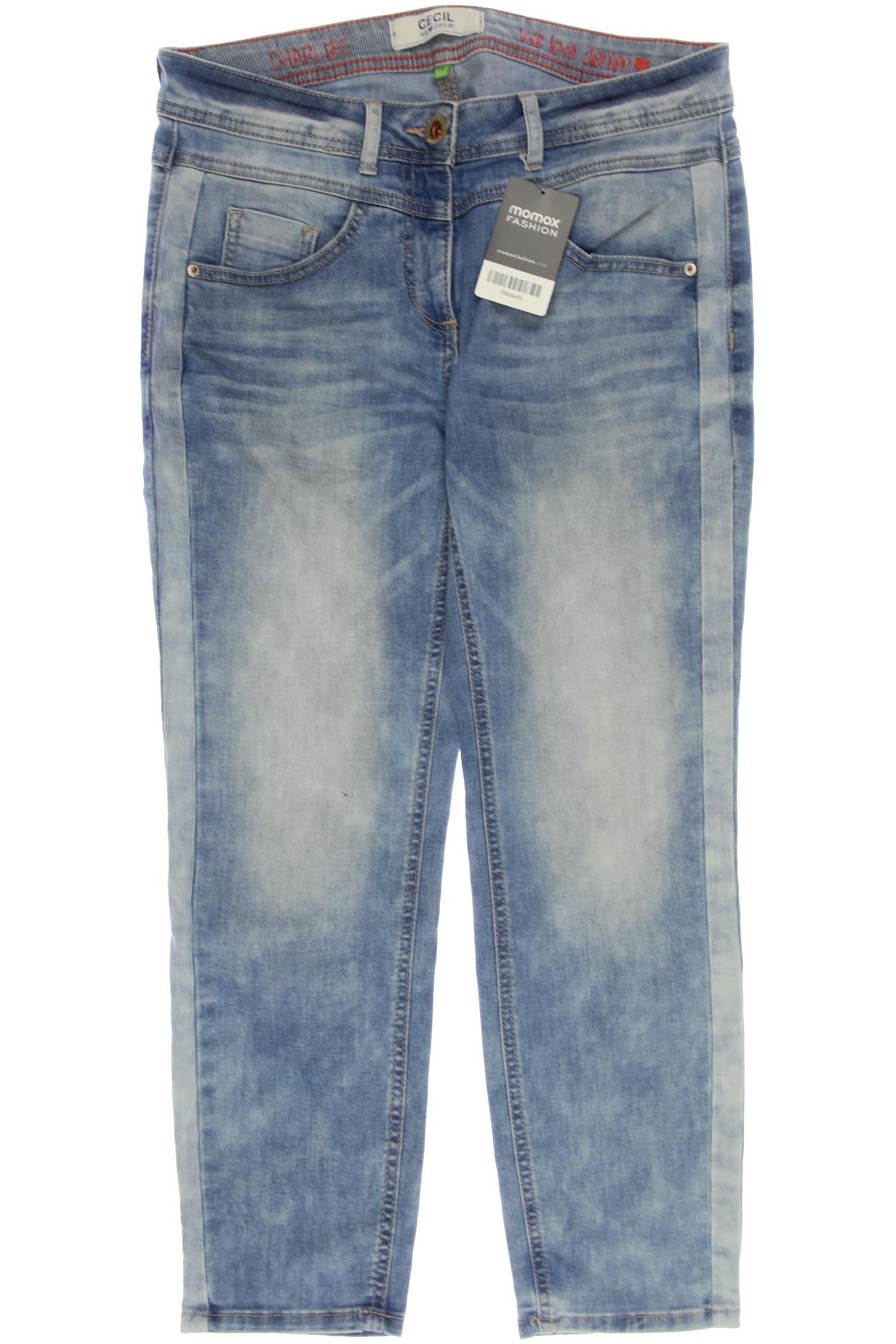 

CECIL Damen Jeans, blau