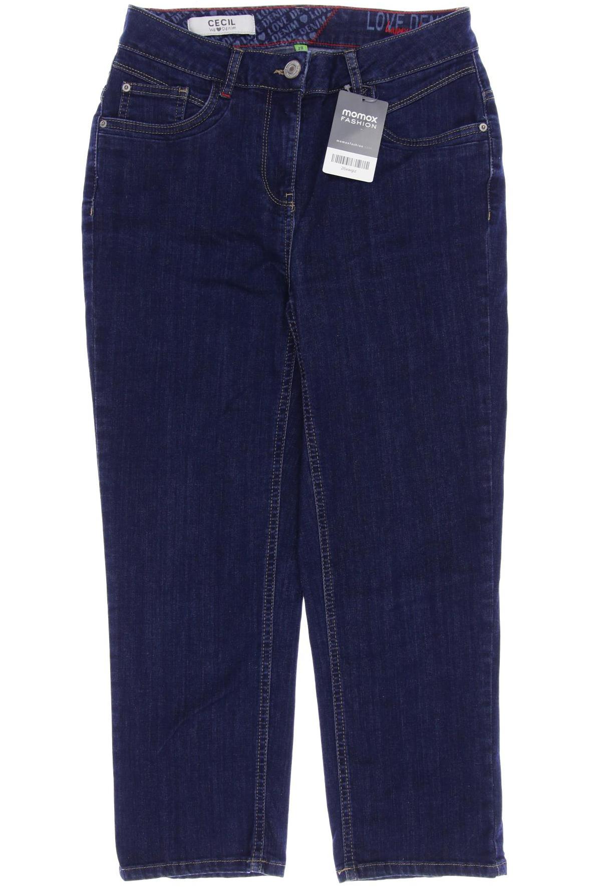 

CECIL Damen Jeans, marineblau