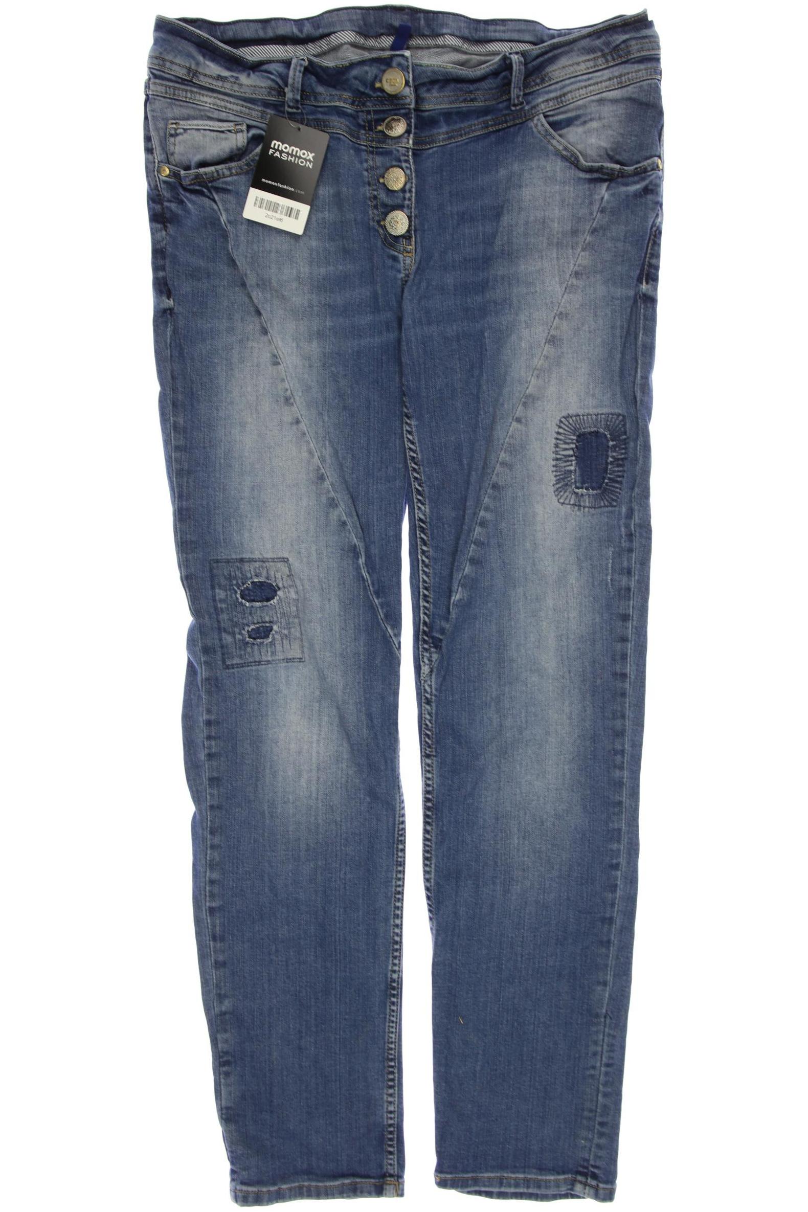 

CECIL Damen Jeans, blau