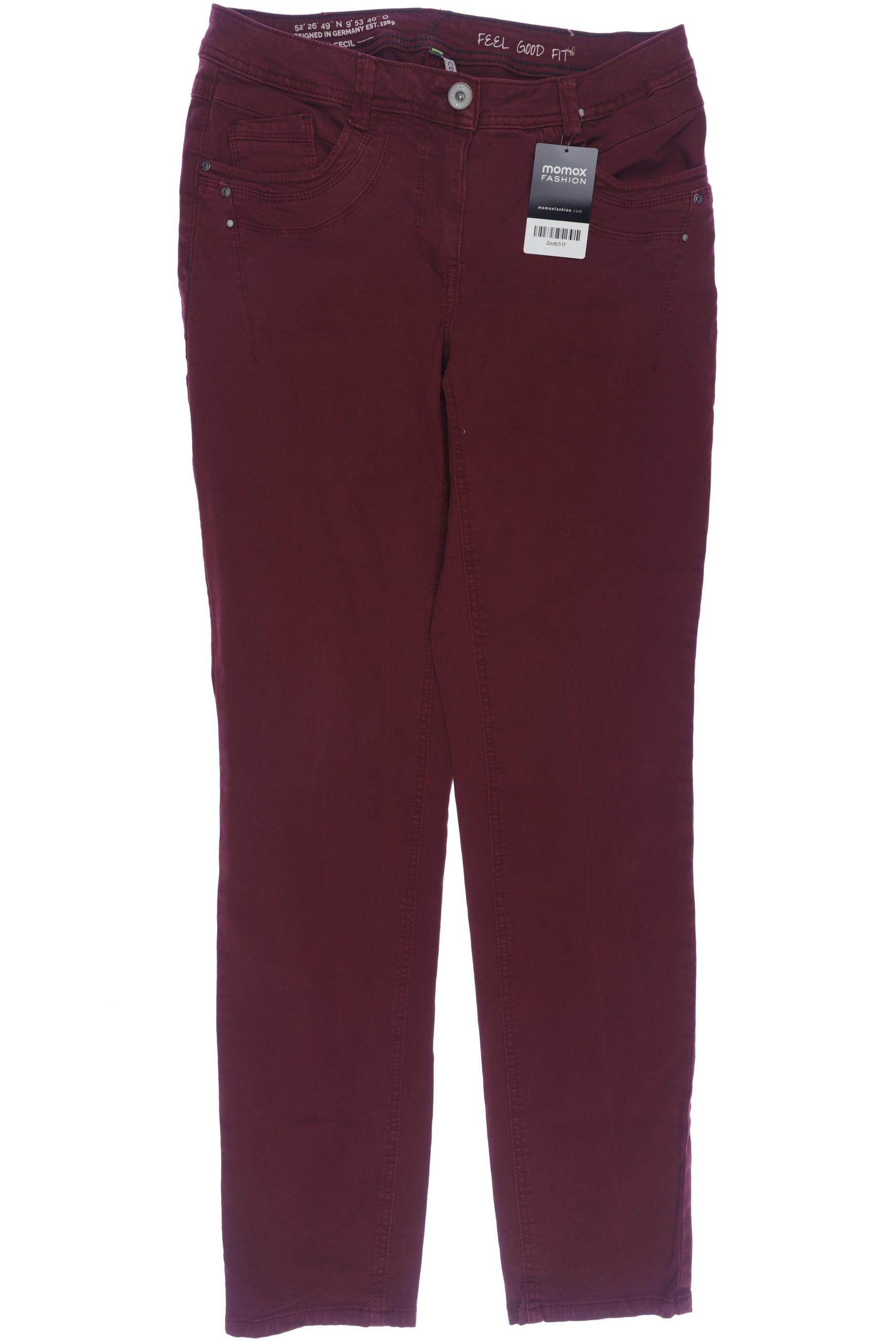 

Cecil Damen Jeans, bordeaux, Gr. 28