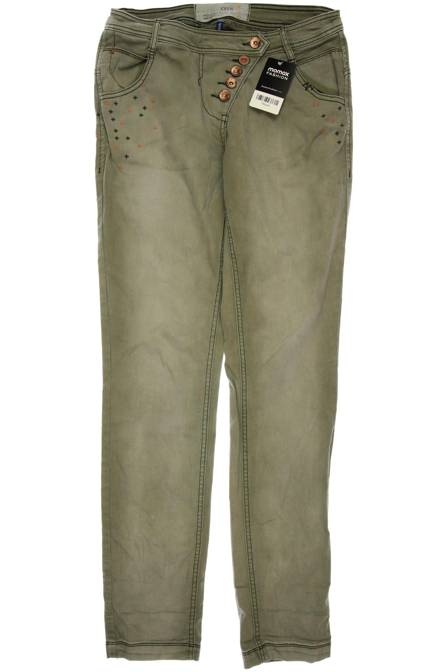 

Cecil Damen Jeans, grün, Gr. 27