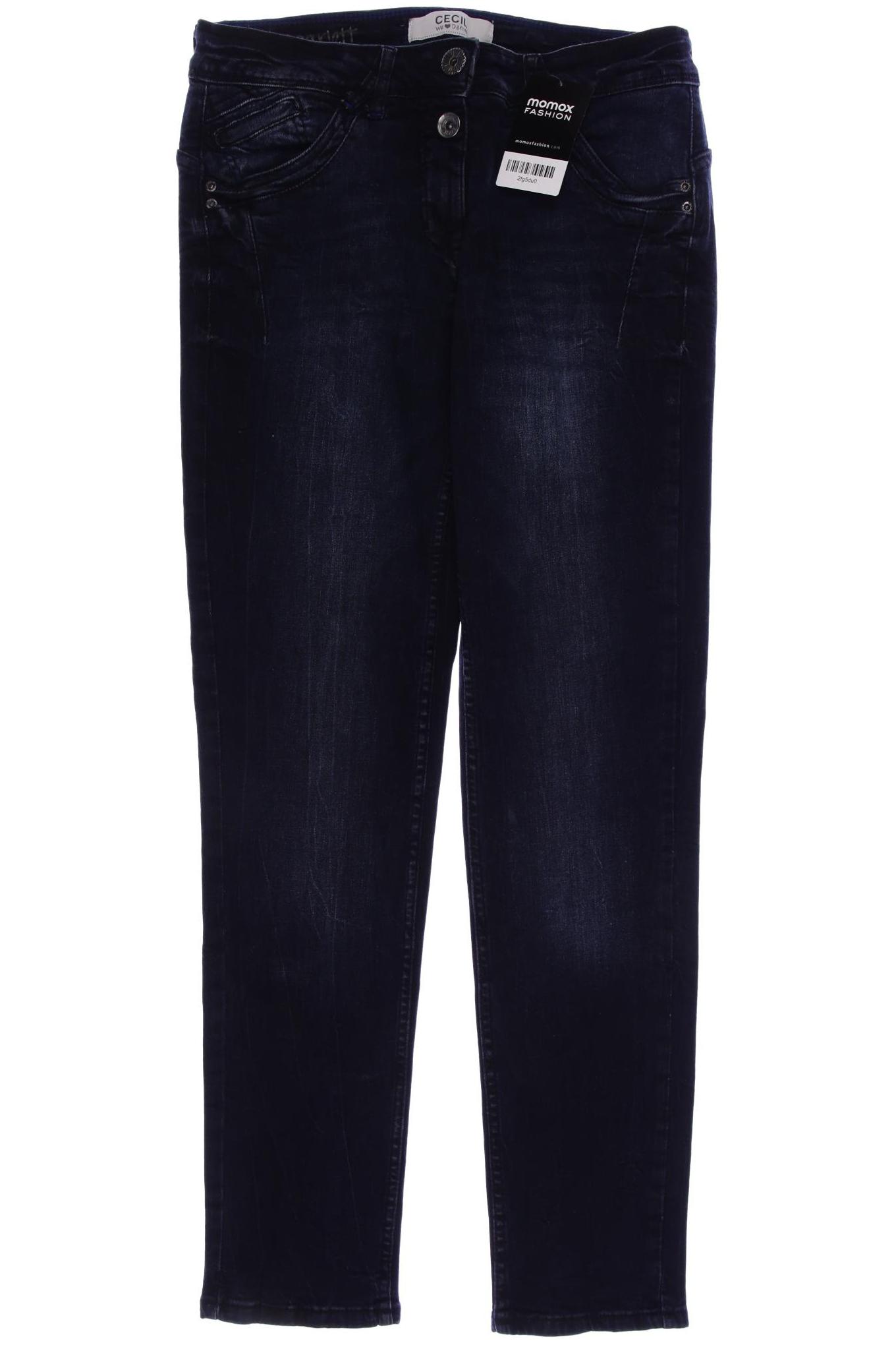 

CECIL Damen Jeans, marineblau