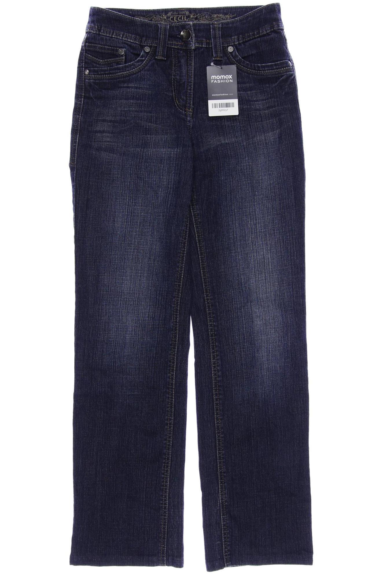 

CECIL Damen Jeans, blau