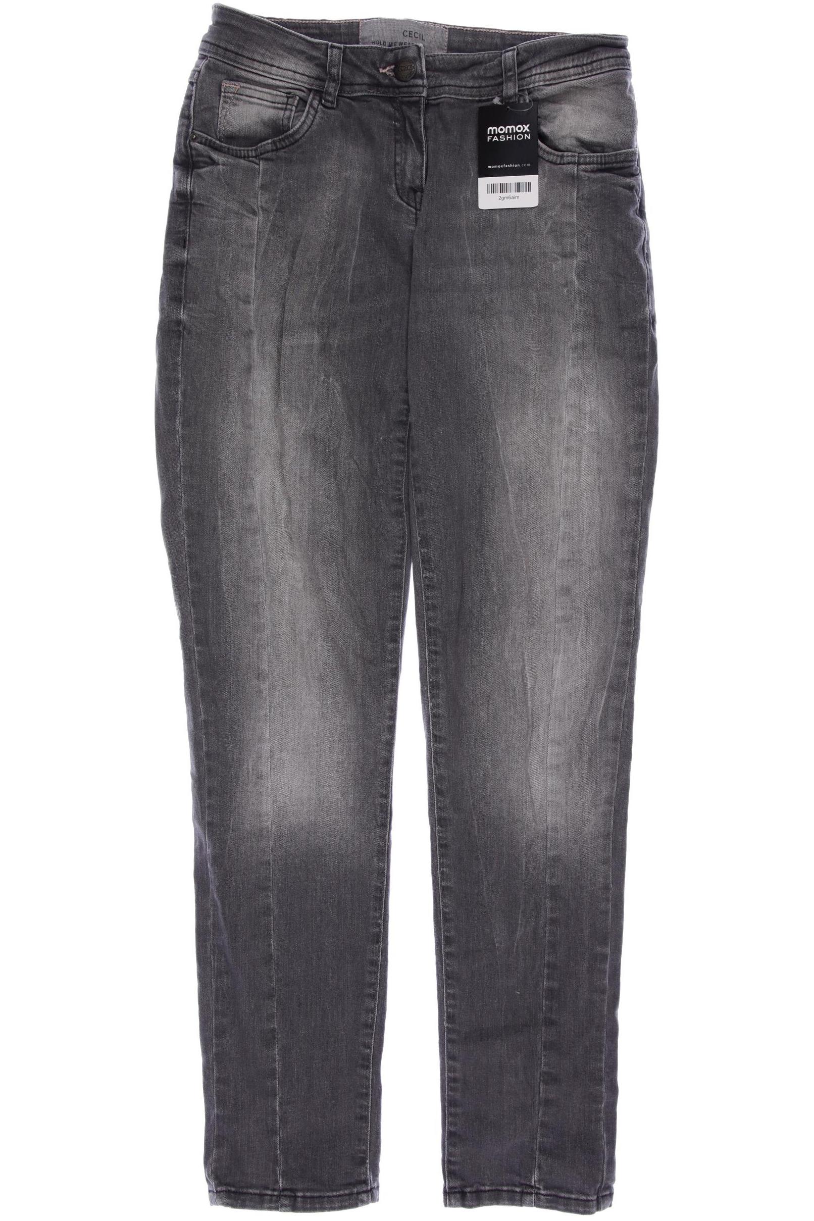 

CECIL Damen Jeans, grau