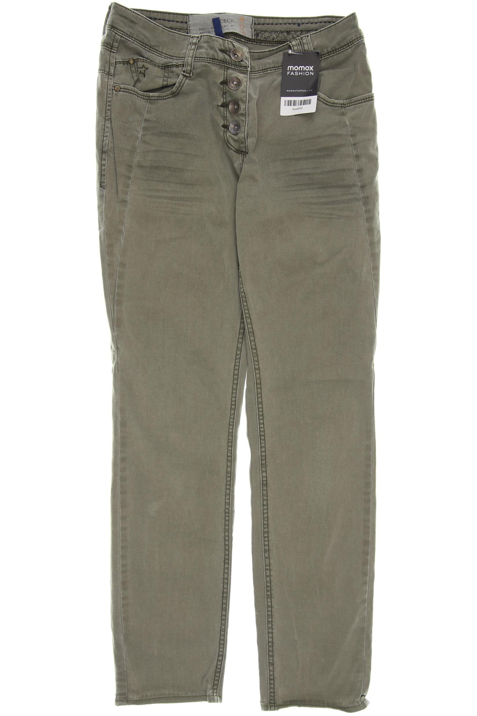 

CECIL Damen Jeans, grün