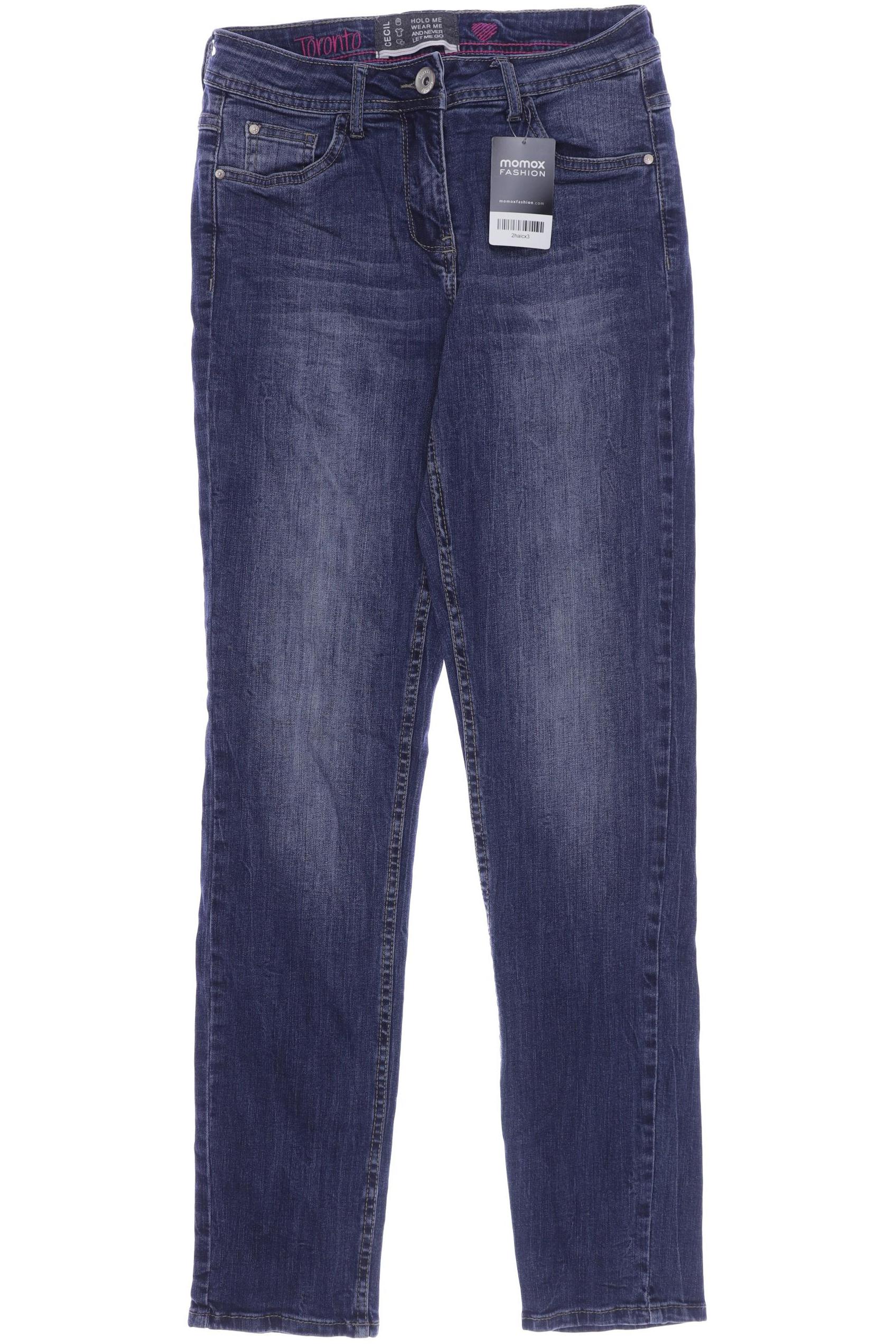 

CECIL Damen Jeans, blau