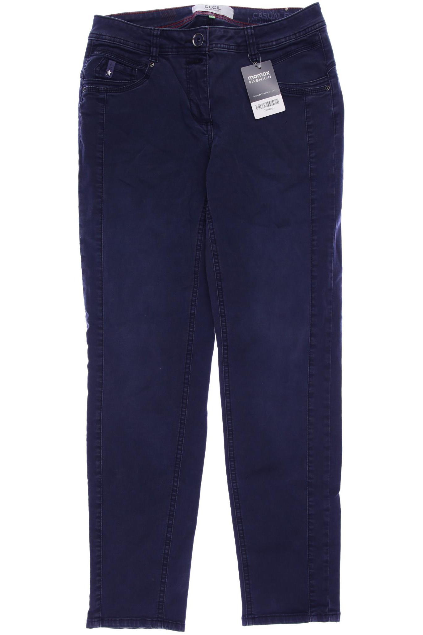 

CECIL Damen Jeans, marineblau