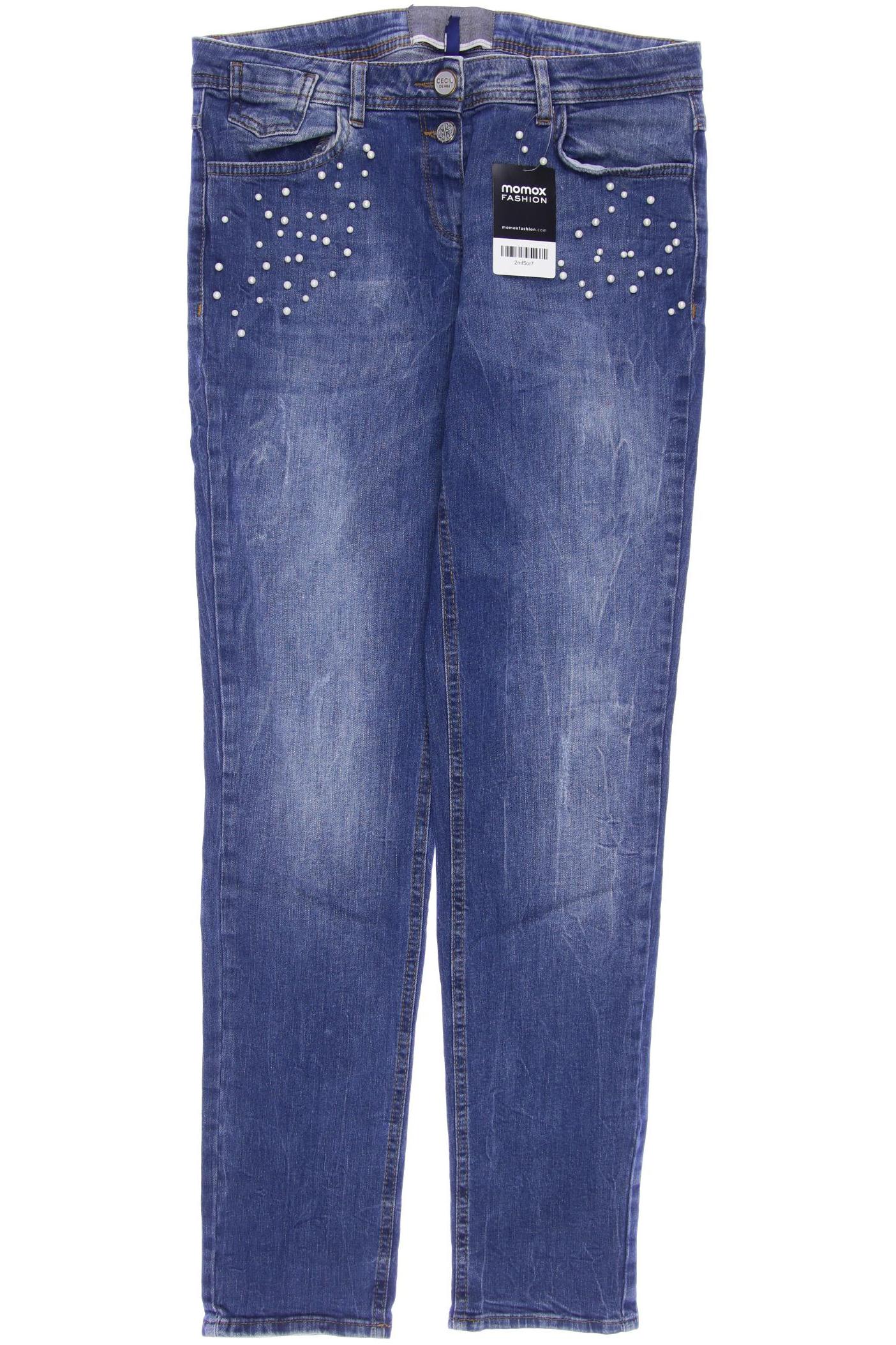 

CECIL Damen Jeans, blau