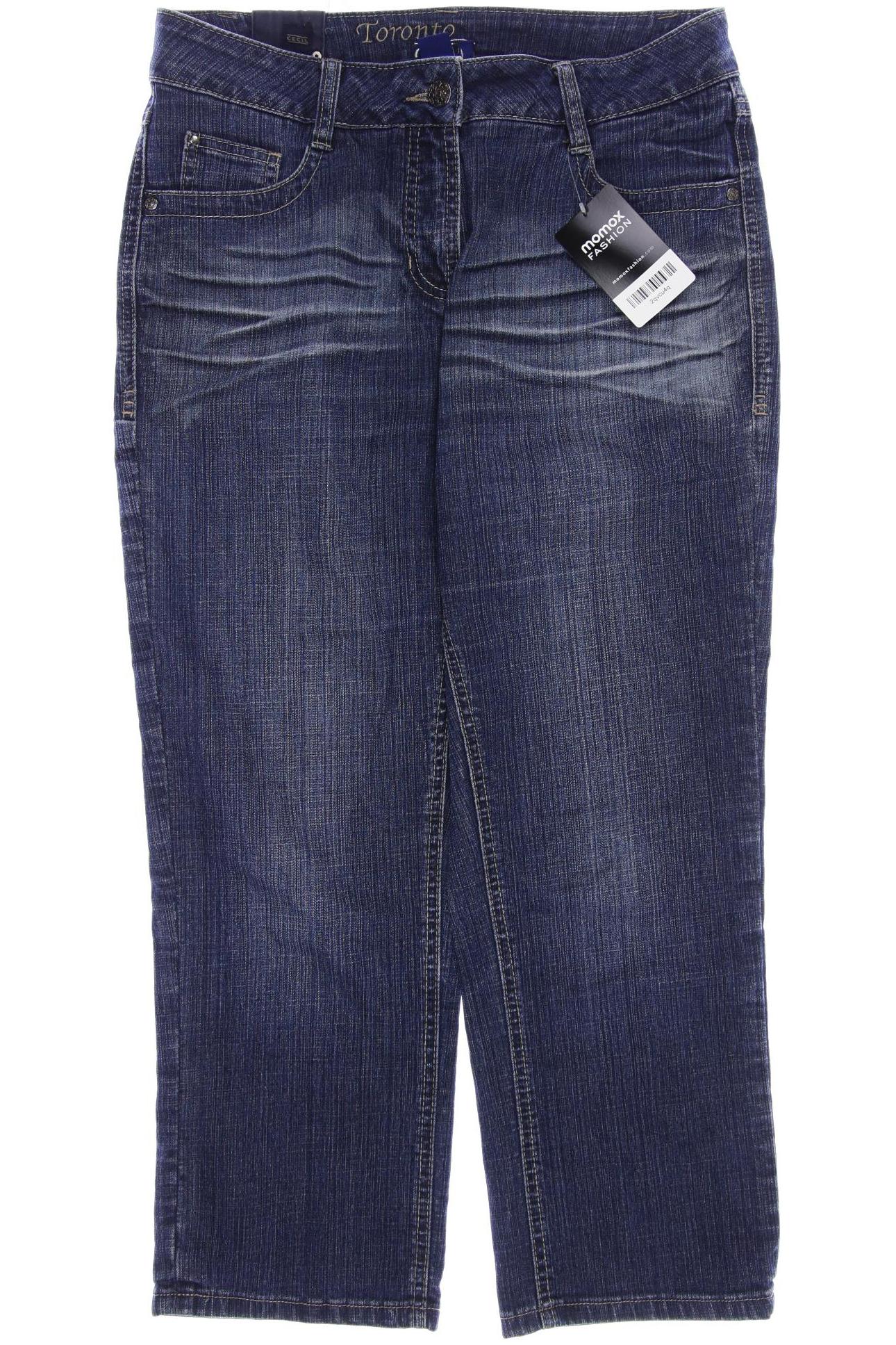 

CECIL Damen Jeans, marineblau