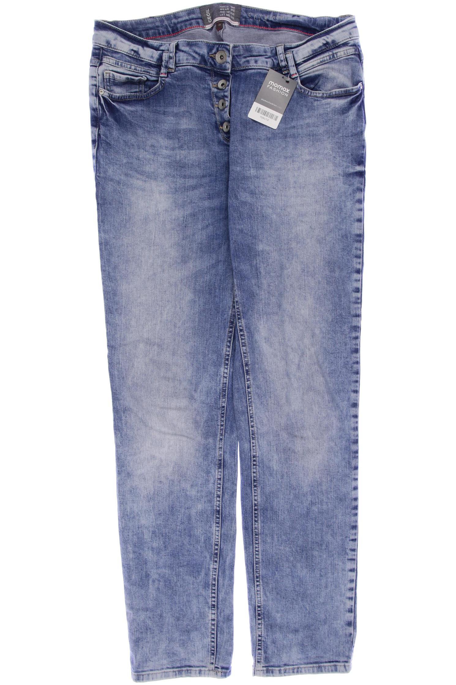 

CECIL Damen Jeans, blau