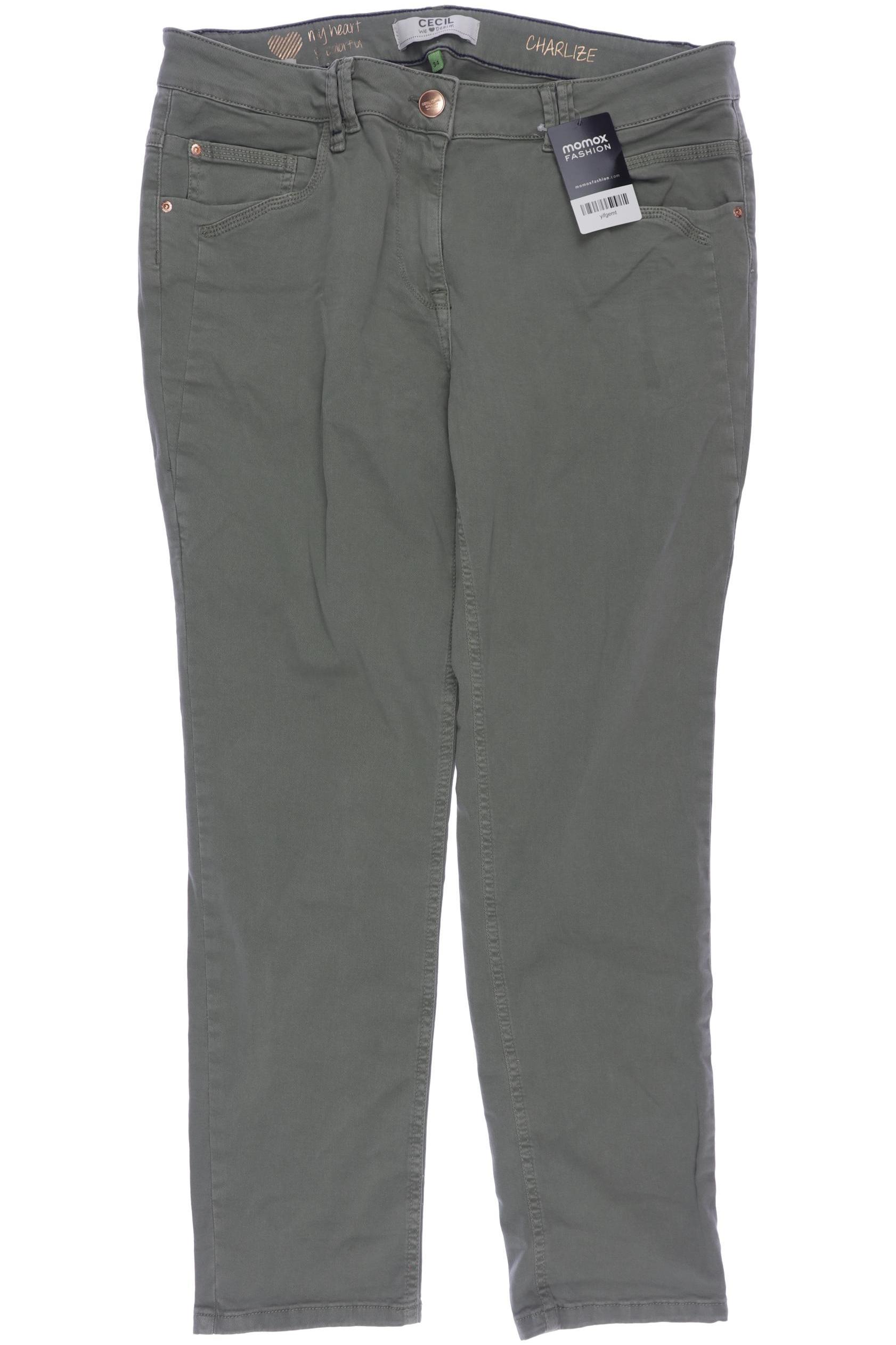 

Cecil Damen Jeans, grün, Gr. 34