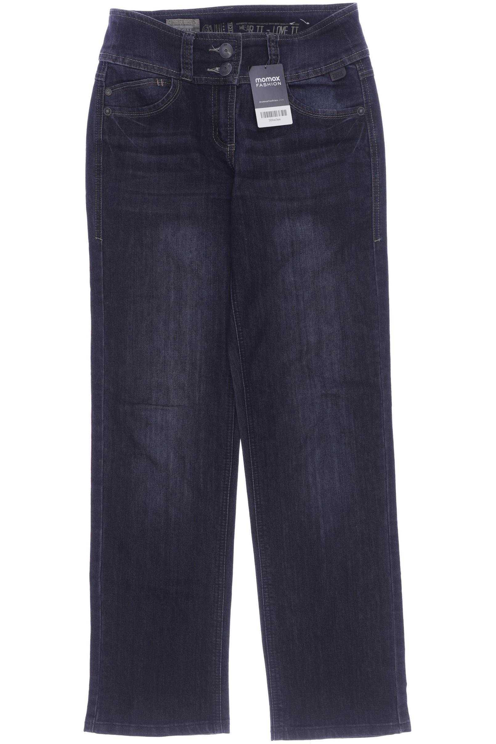 

CECIL Damen Jeans, marineblau
